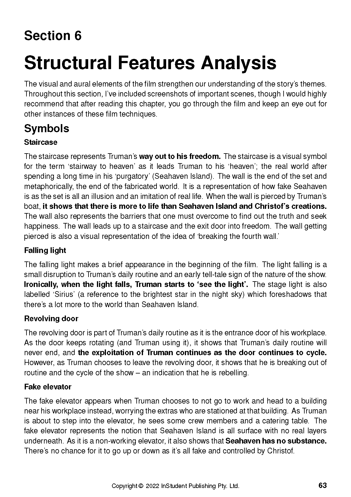 ATAR Notes Text Guide: The Truman Show by Peter Weir - Image 10