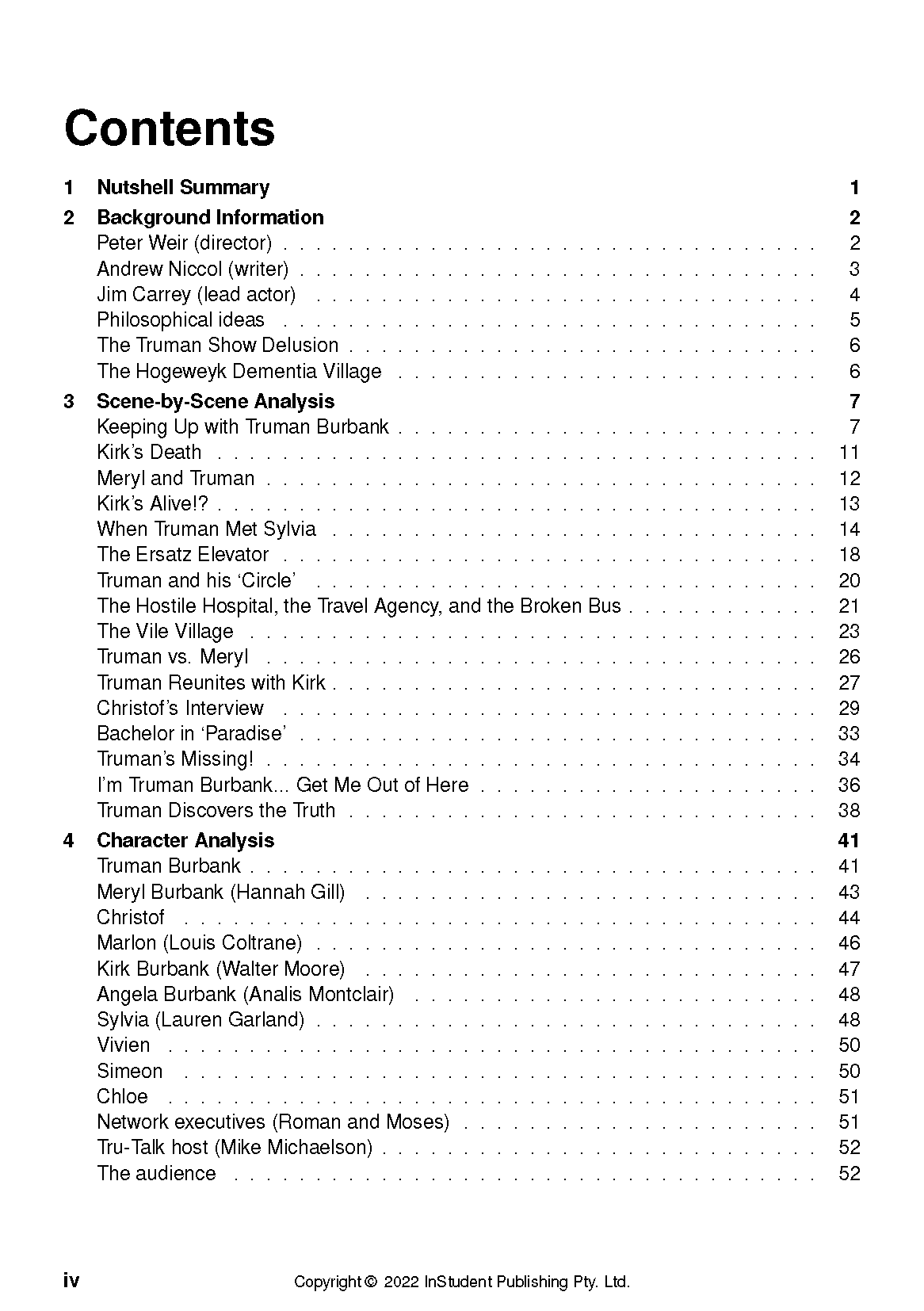 ATAR Notes Text Guide: The Truman Show by Peter Weir - Image 3