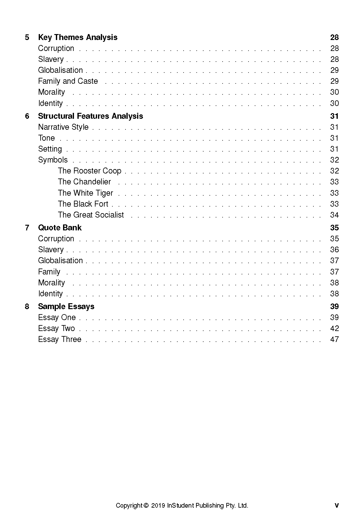 ATAR Notes Text Guide: The White Tiger by Aravind Adiga - Image 4