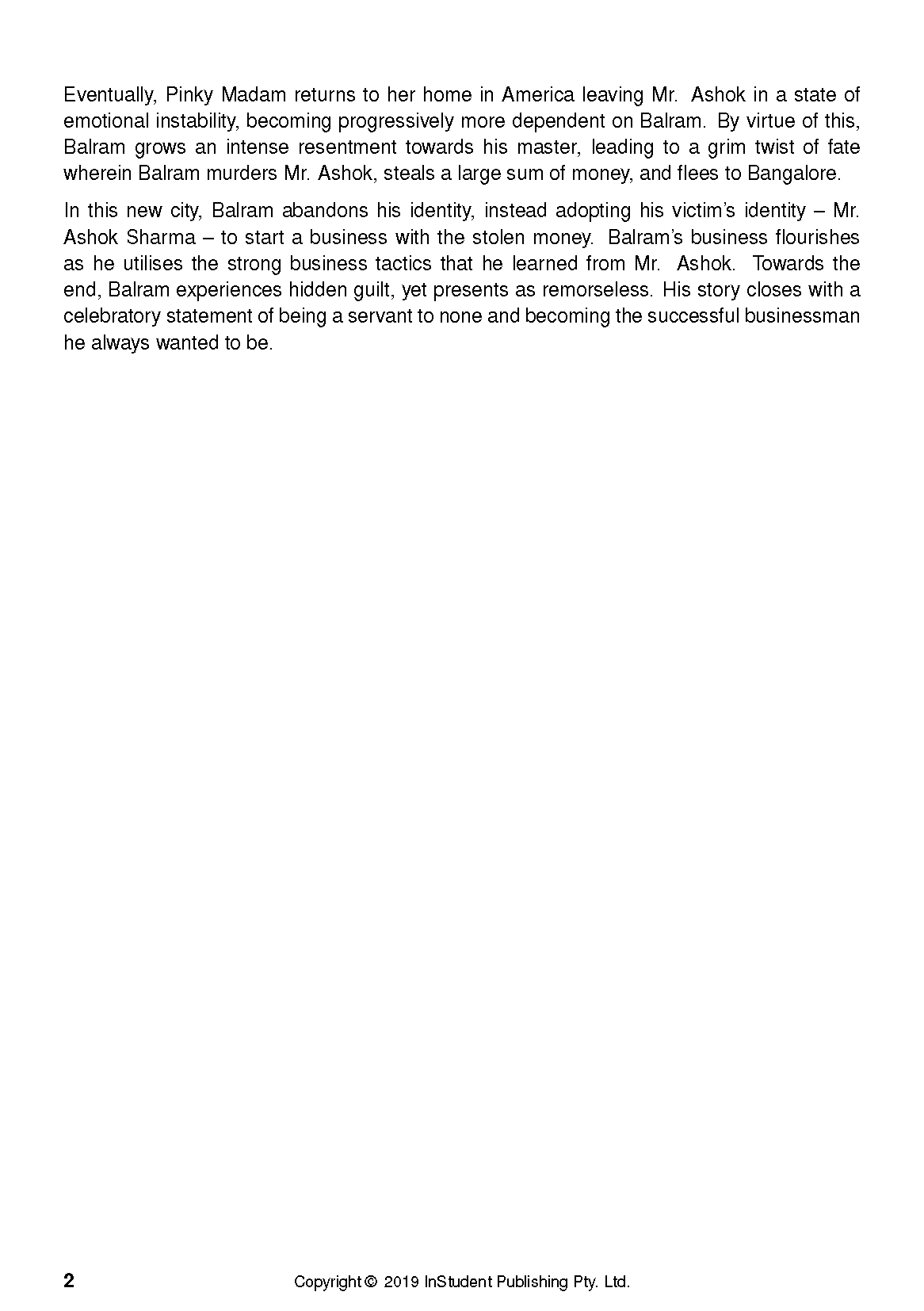 ATAR Notes Text Guide: The White Tiger by Aravind Adiga - Image 6