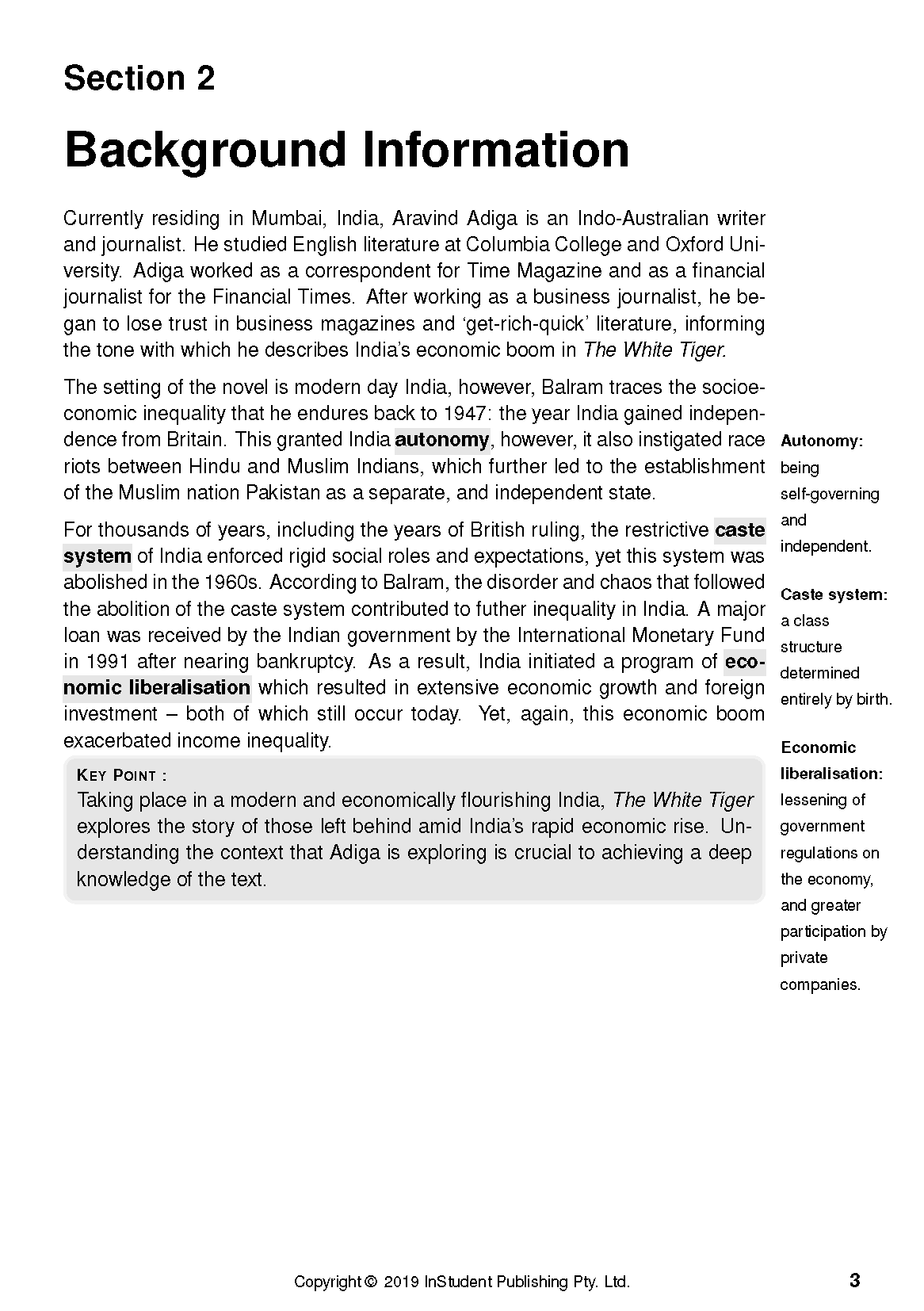 ATAR Notes Text Guide: The White Tiger by Aravind Adiga - Image 7
