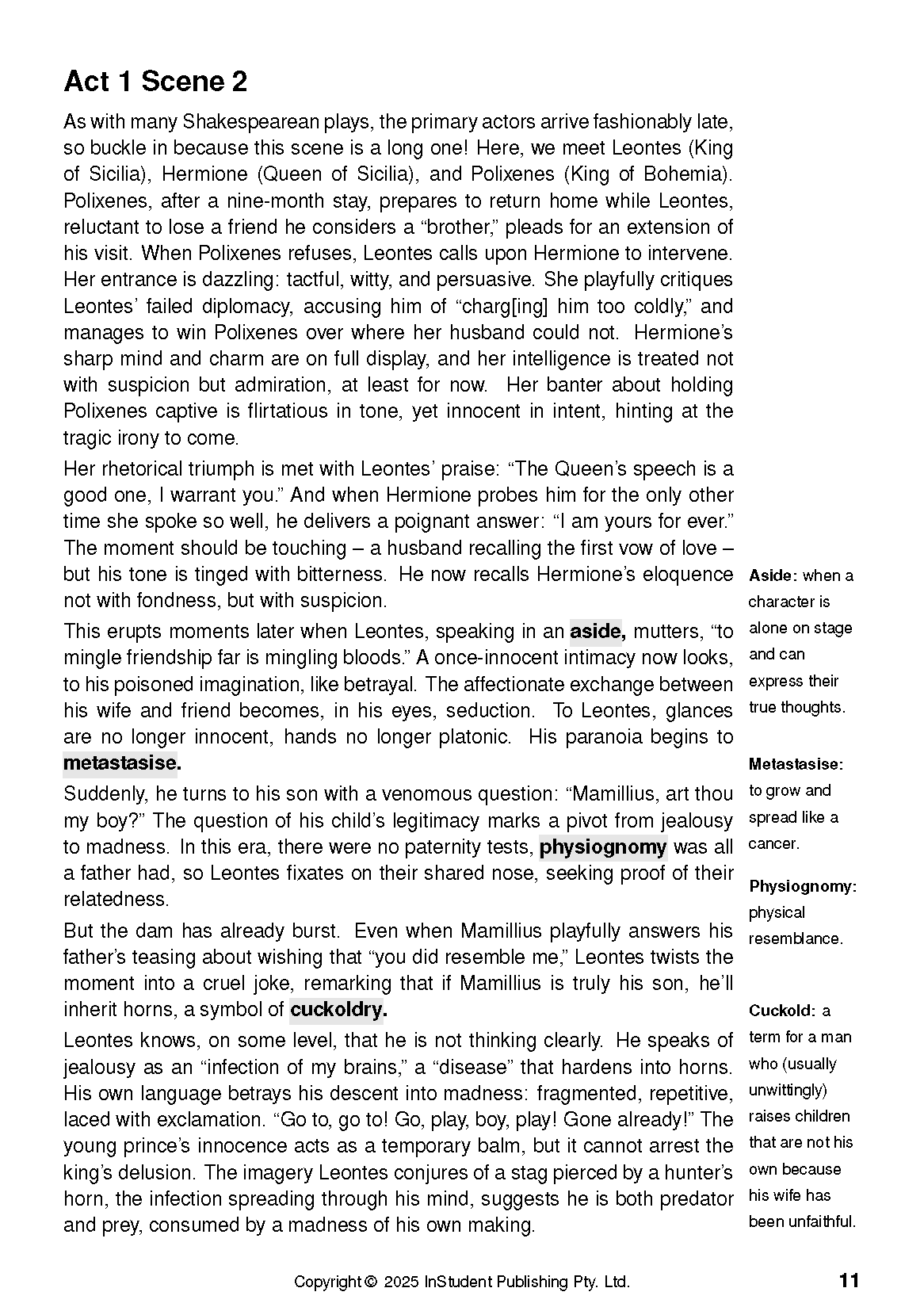 ATAR Notes Text Guide: The Winter's Tale by William Shakespeare - Image 10