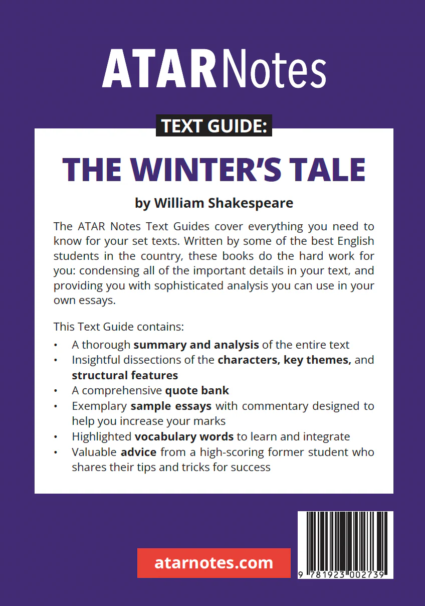 ATAR Notes Text Guide: The Winter's Tale by William Shakespeare - Image 12