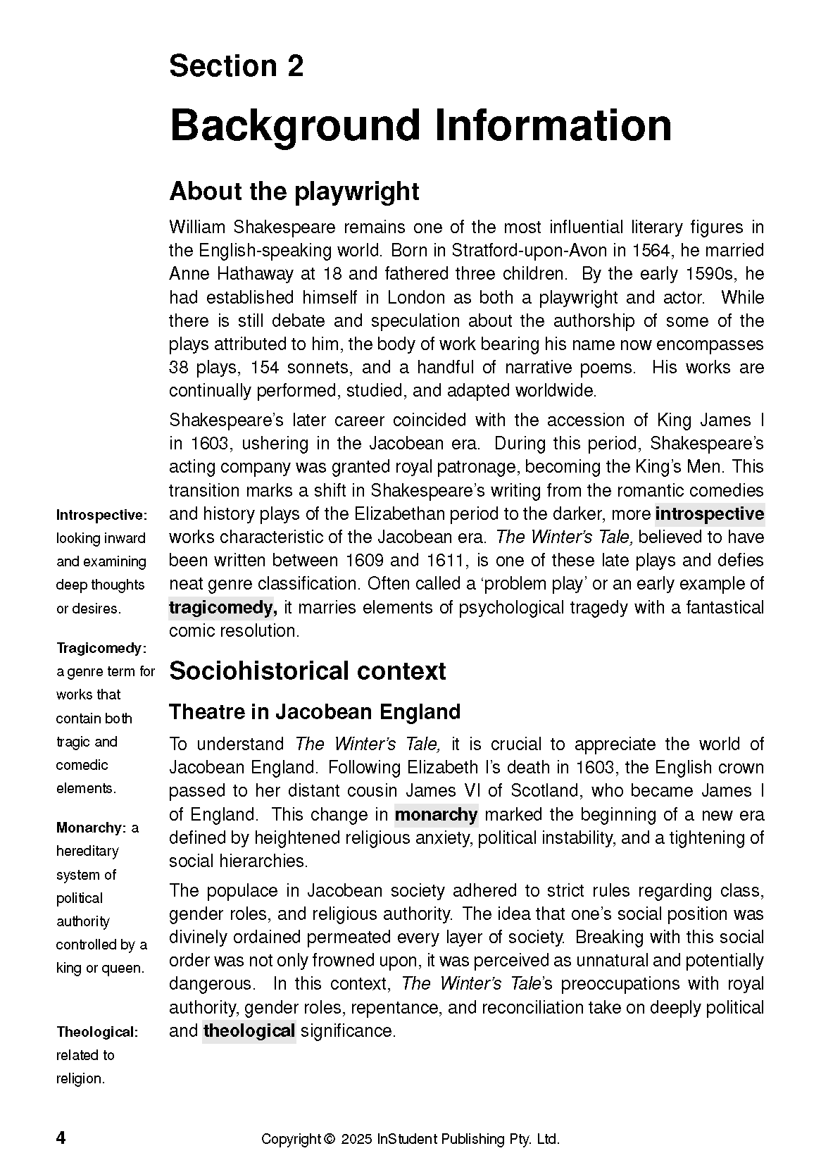 ATAR Notes Text Guide: The Winter's Tale by William Shakespeare - Image 7