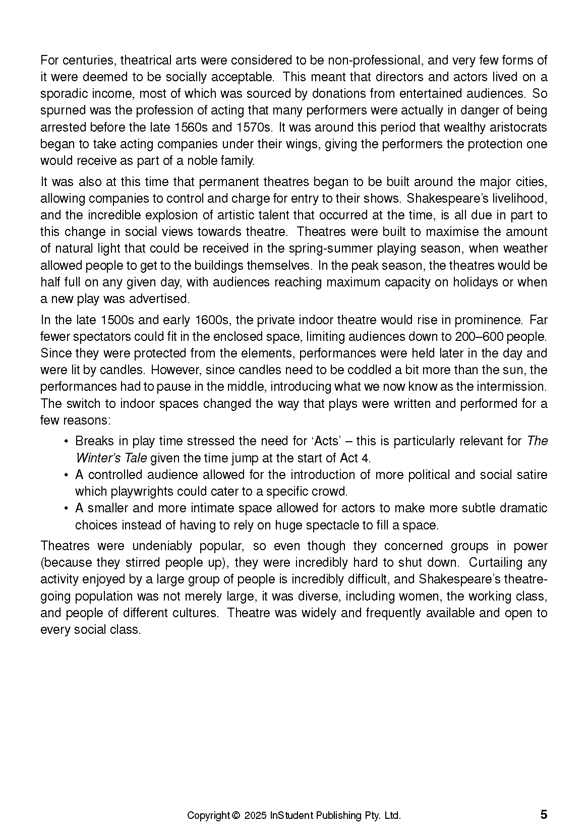 ATAR Notes Text Guide: The Winter's Tale by William Shakespeare - Image 8