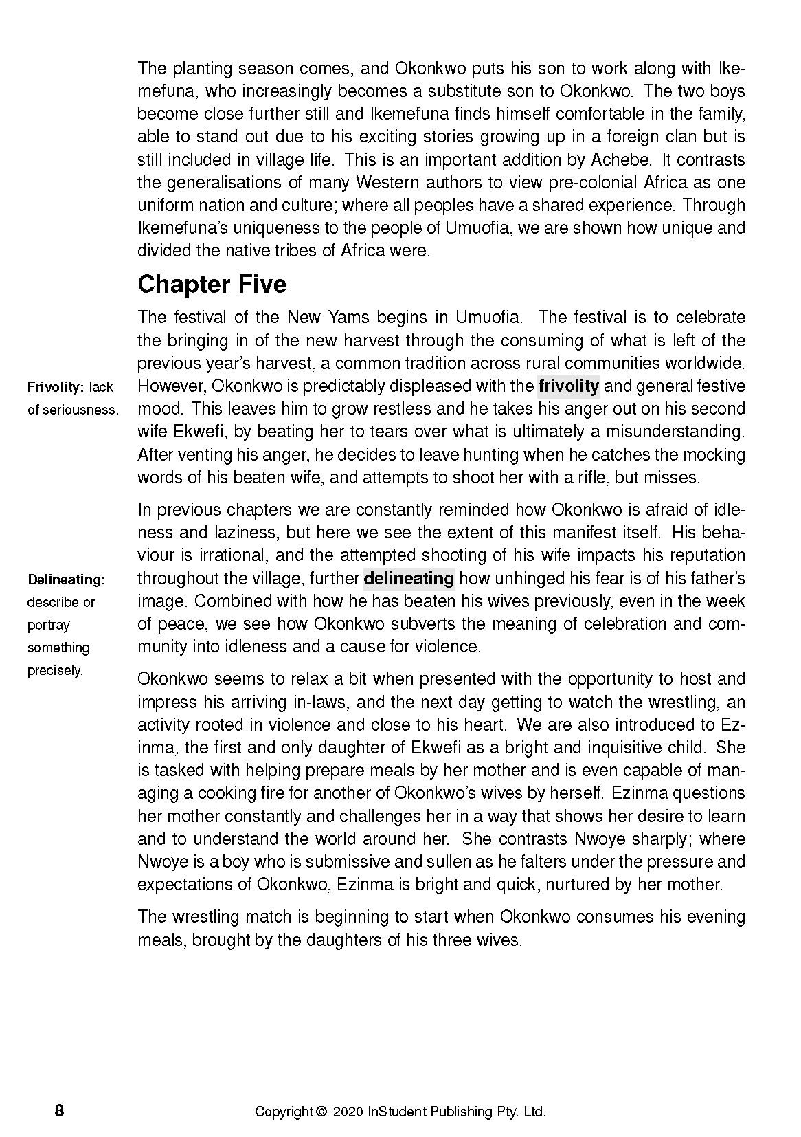 ATAR Notes Text Guide: Things Fall Apart by Chinua Achebe - Image 12