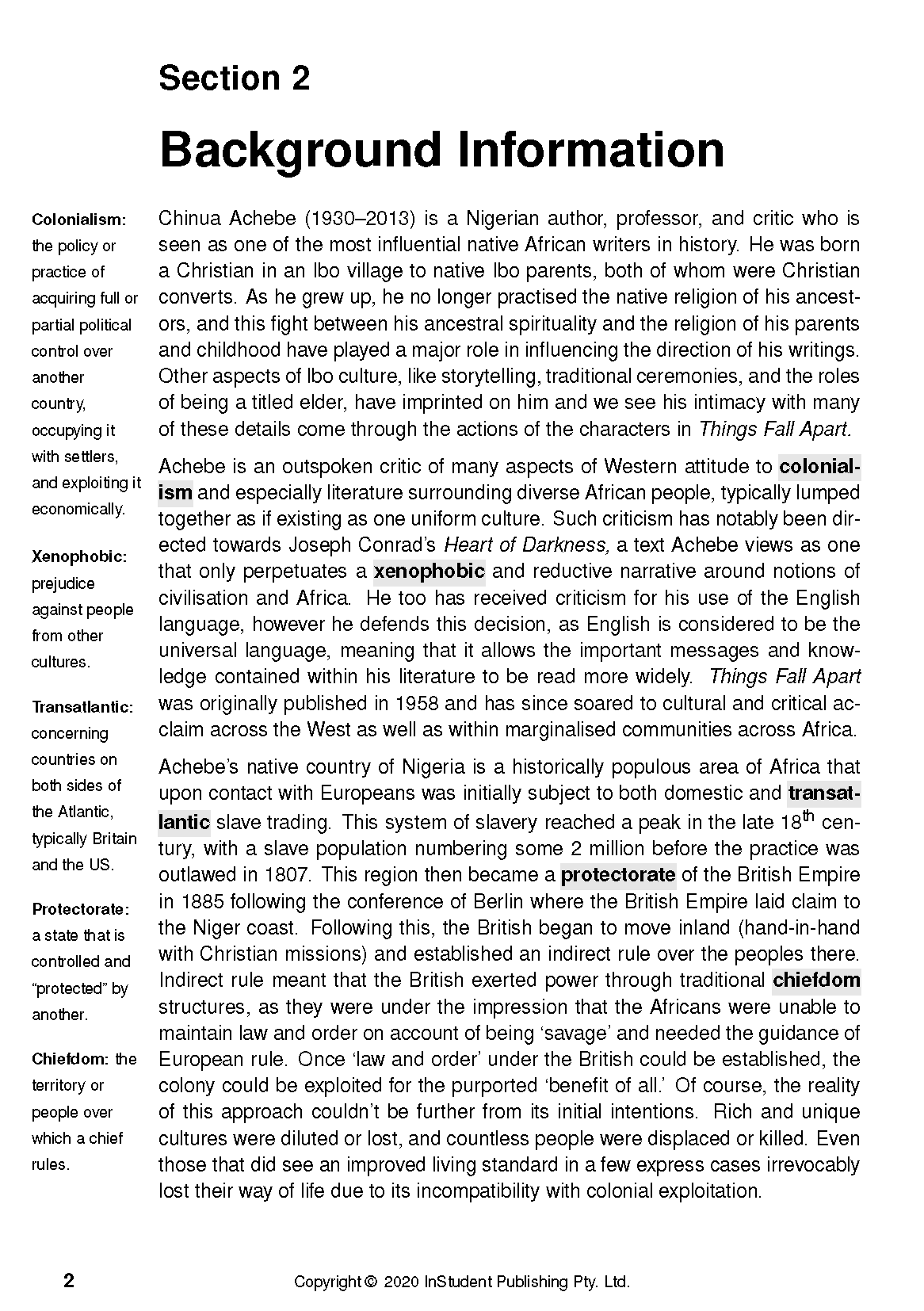ATAR Notes Text Guide: Things Fall Apart by Chinua Achebe - Image 6