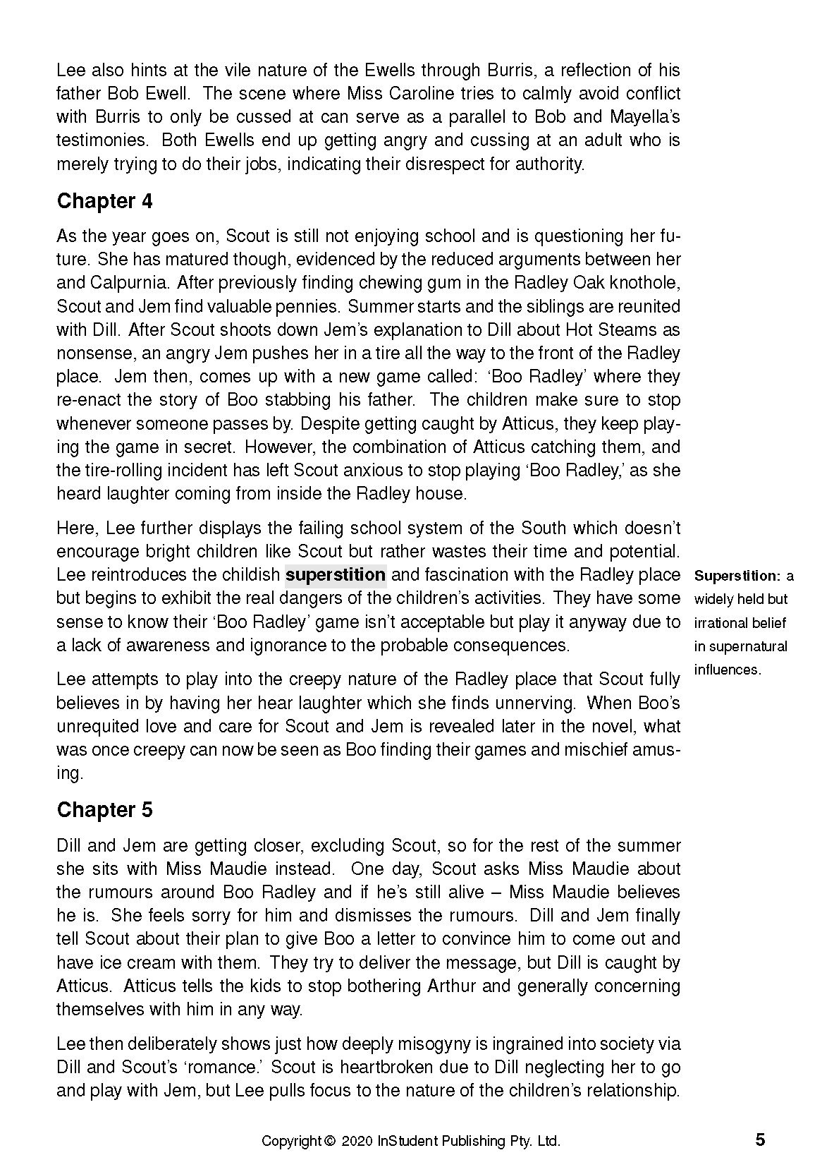 ATAR Notes Text Guide: To Kill A Mockingbird by Harper Lee - Image 10