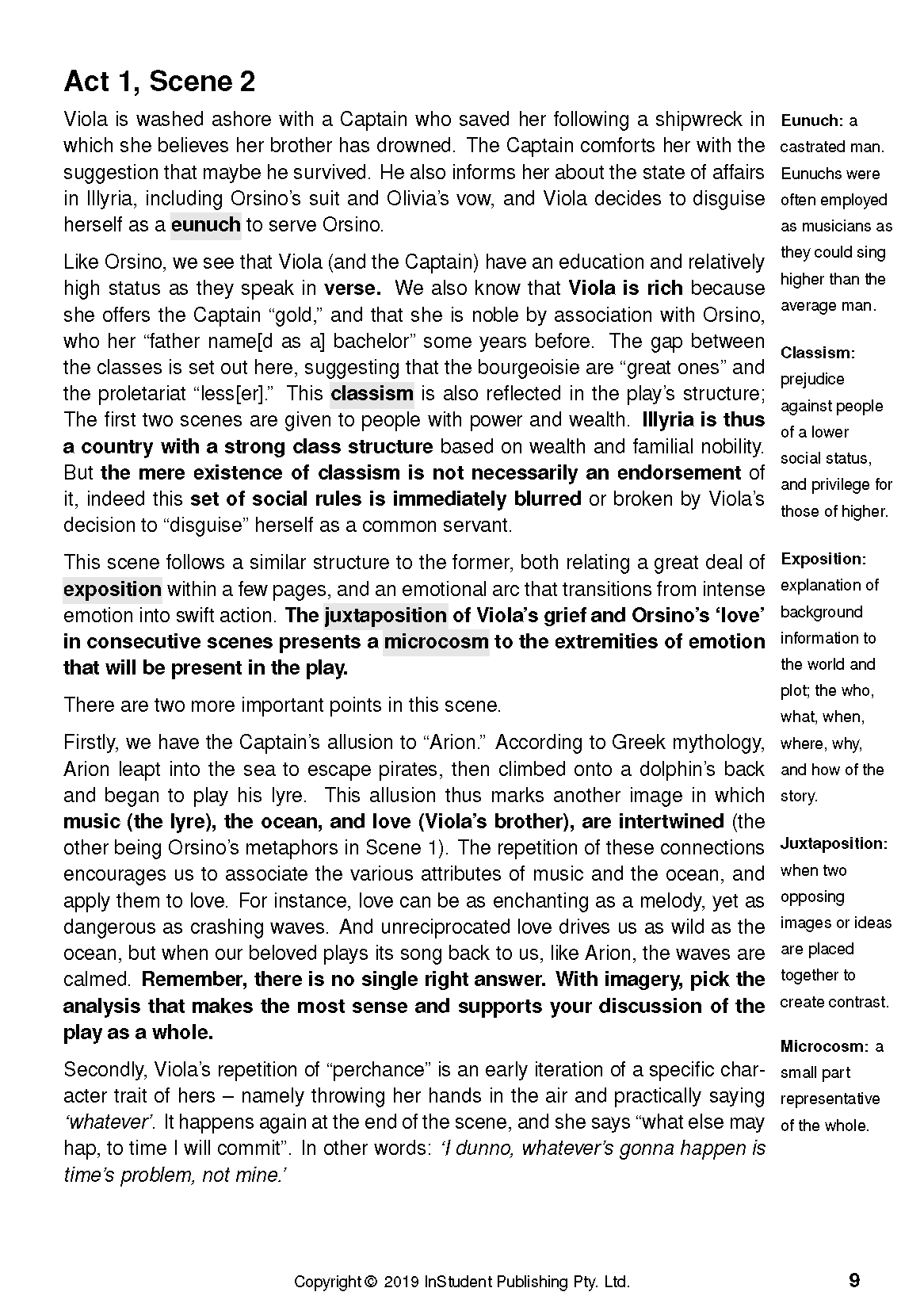 ATAR Notes Text Guide: Twelfth Night by William Shakespeare - Image 11
