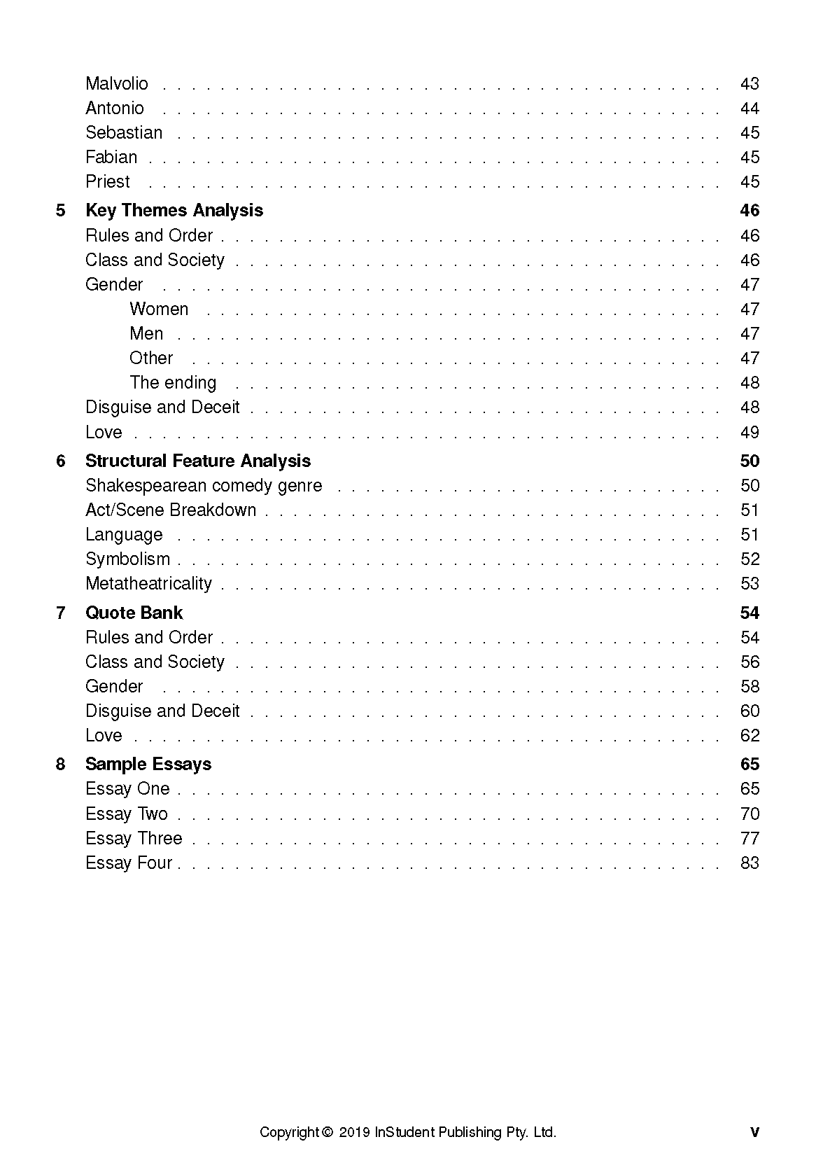 ATAR Notes Text Guide: Twelfth Night by William Shakespeare - Image 4