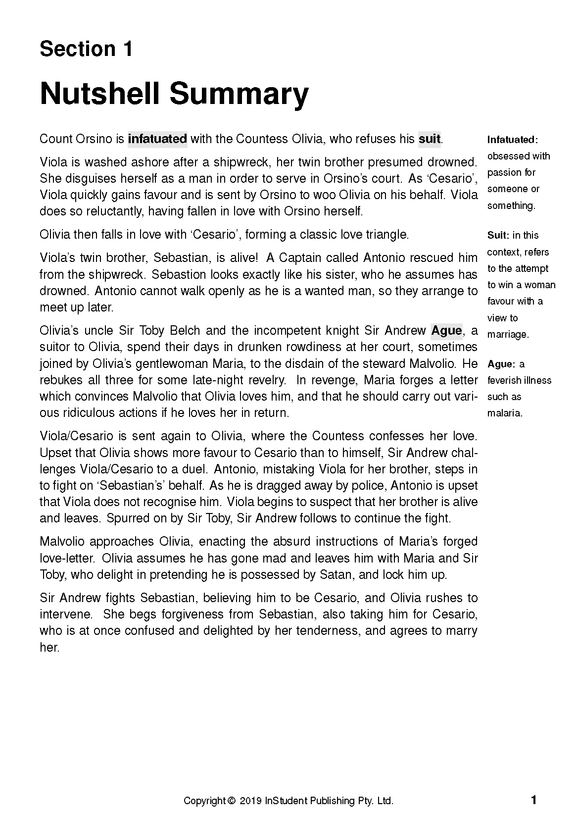 ATAR Notes Text Guide: Twelfth Night by William Shakespeare - Image 5