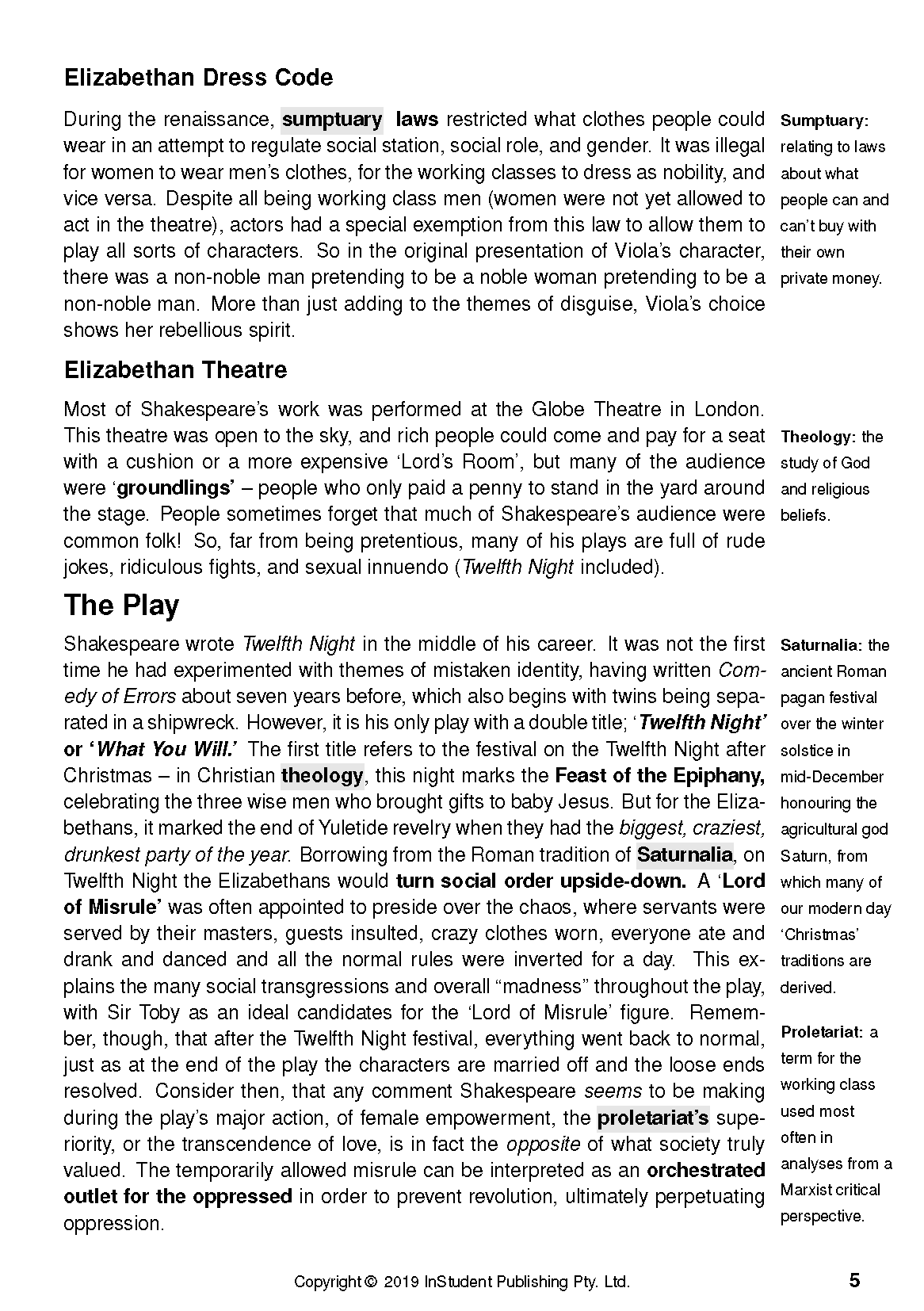 ATAR Notes Text Guide: Twelfth Night by William Shakespeare - Image 9