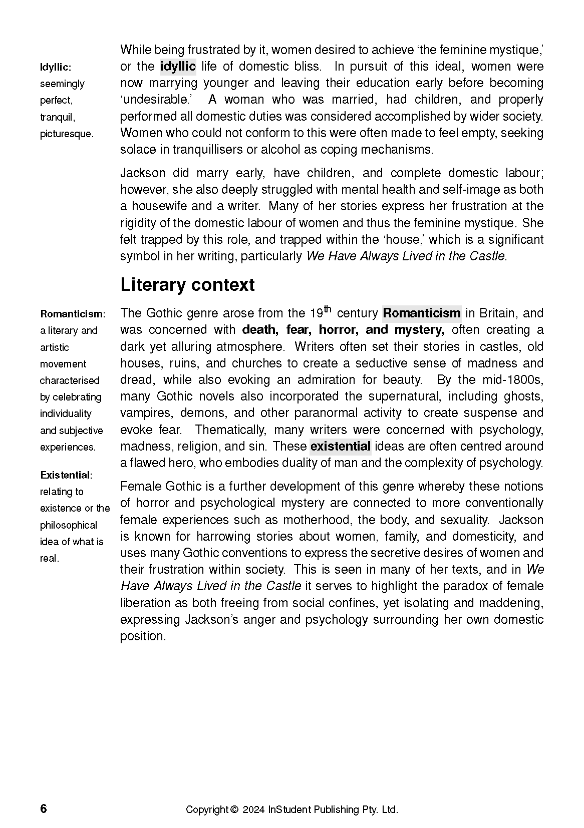 ATAR Notes Text Guide: We Have Always Lived in the Castle by Shirley Jackson - Image 10