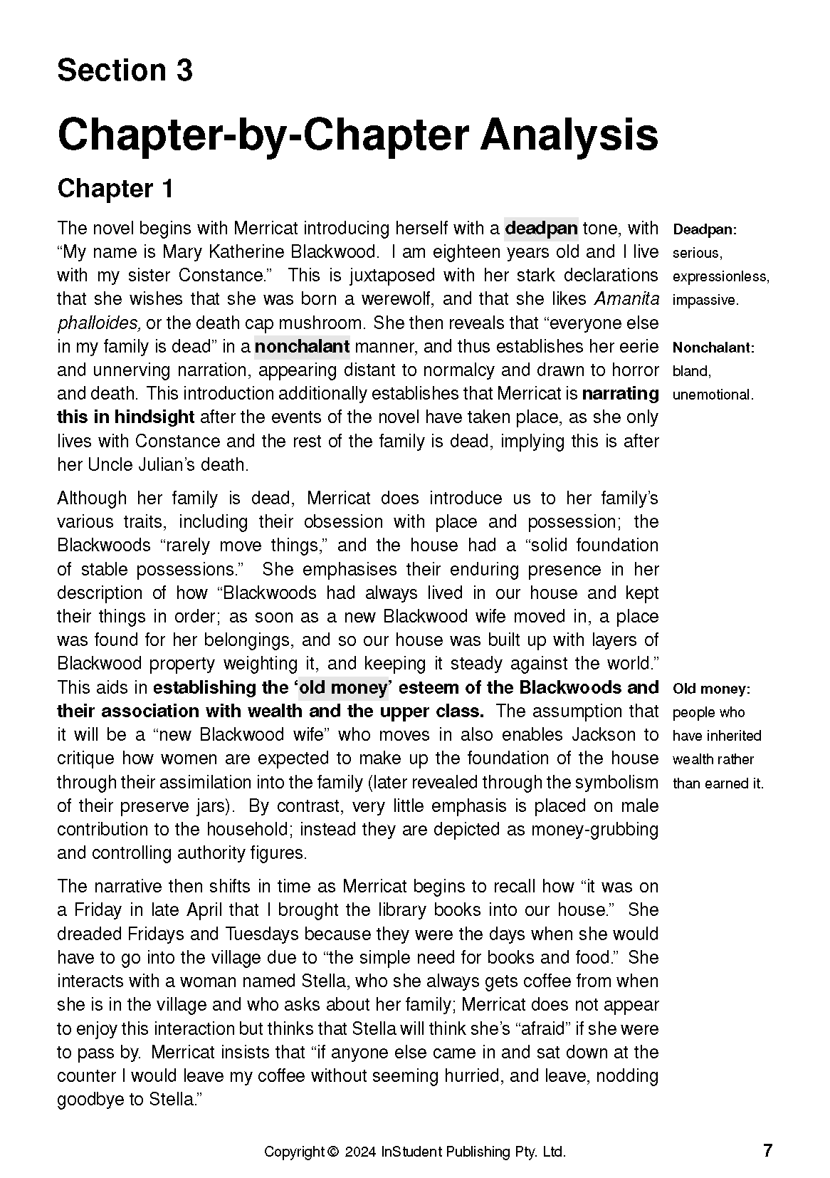 ATAR Notes Text Guide: We Have Always Lived in the Castle by Shirley Jackson - Image 11