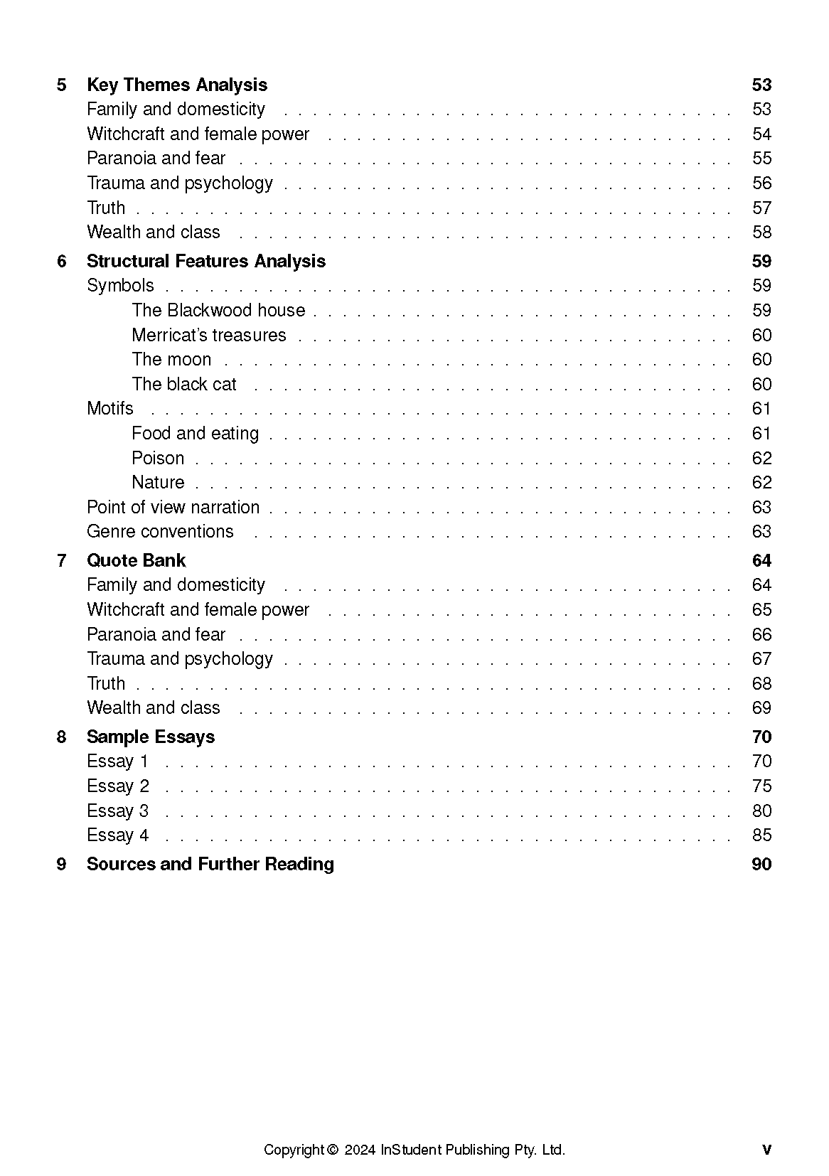 ATAR Notes Text Guide: We Have Always Lived in the Castle by Shirley Jackson - Image 4