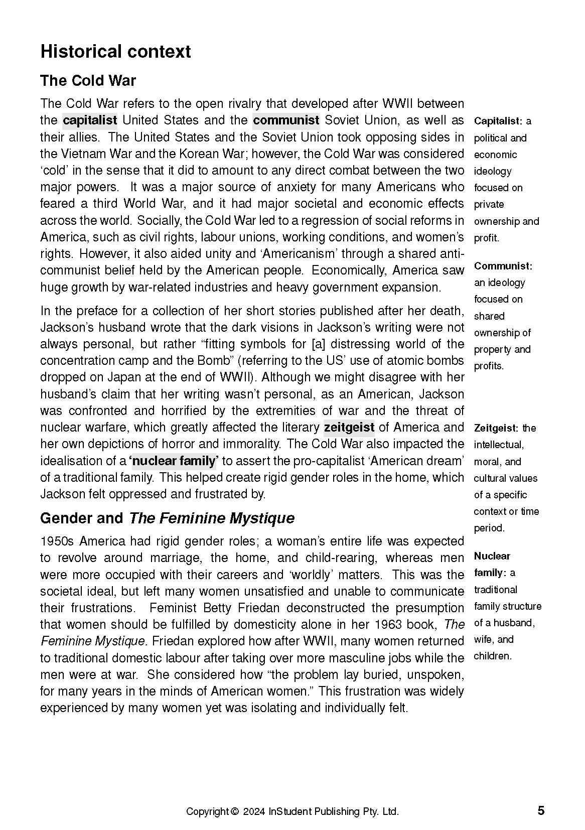 ATAR Notes Text Guide: We Have Always Lived in the Castle by Shirley Jackson - Image 9