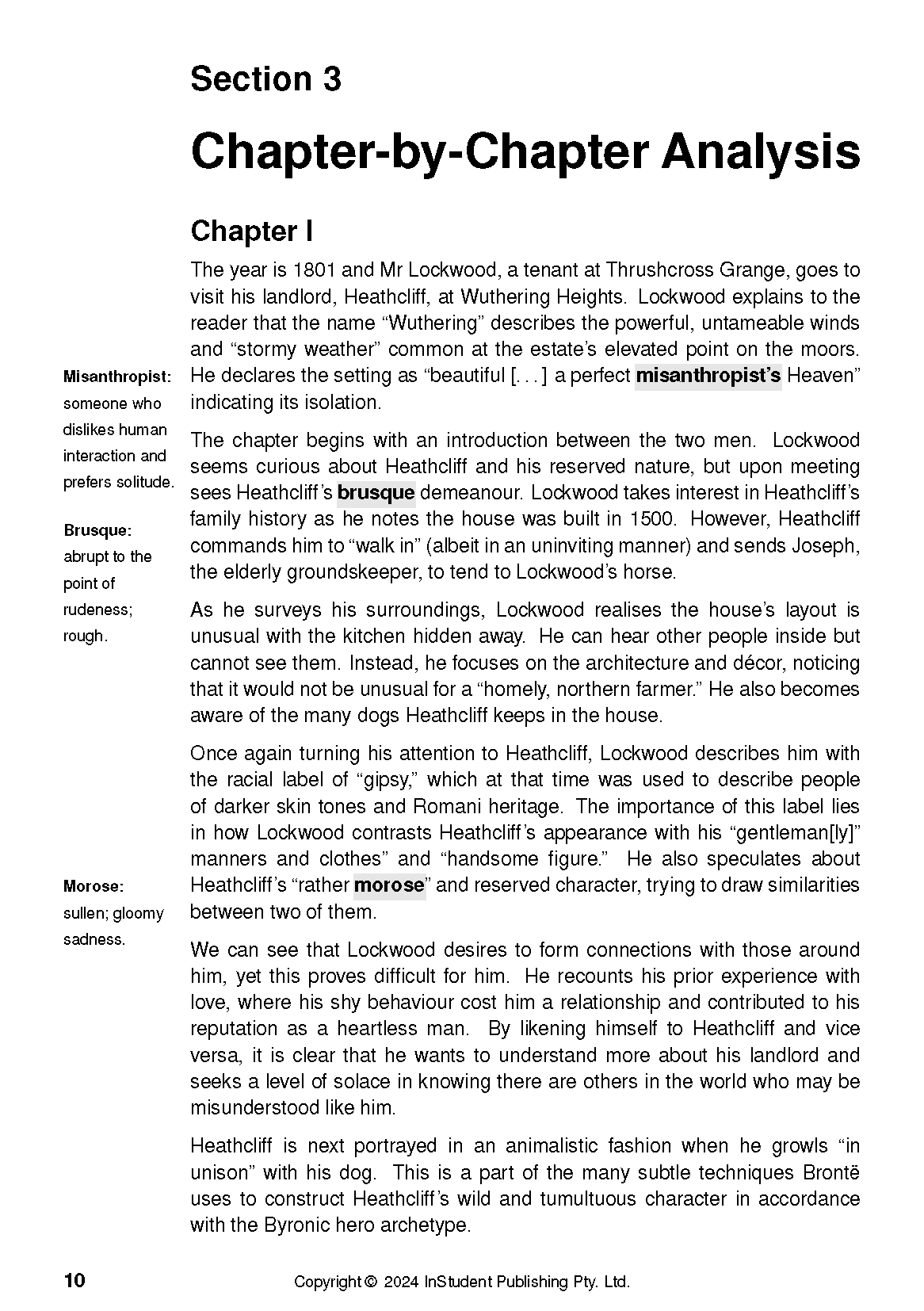 ATAR Notes Text Guide: Wuthering Heights by Emily Bronte - Image 9