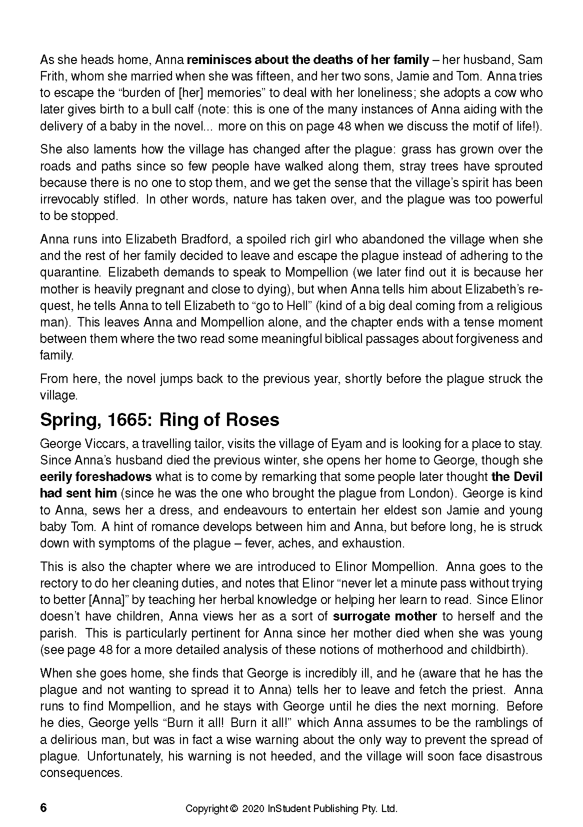 ATAR Notes Text Guide: Year of Wonders by Geraldine Brooks - Image 10