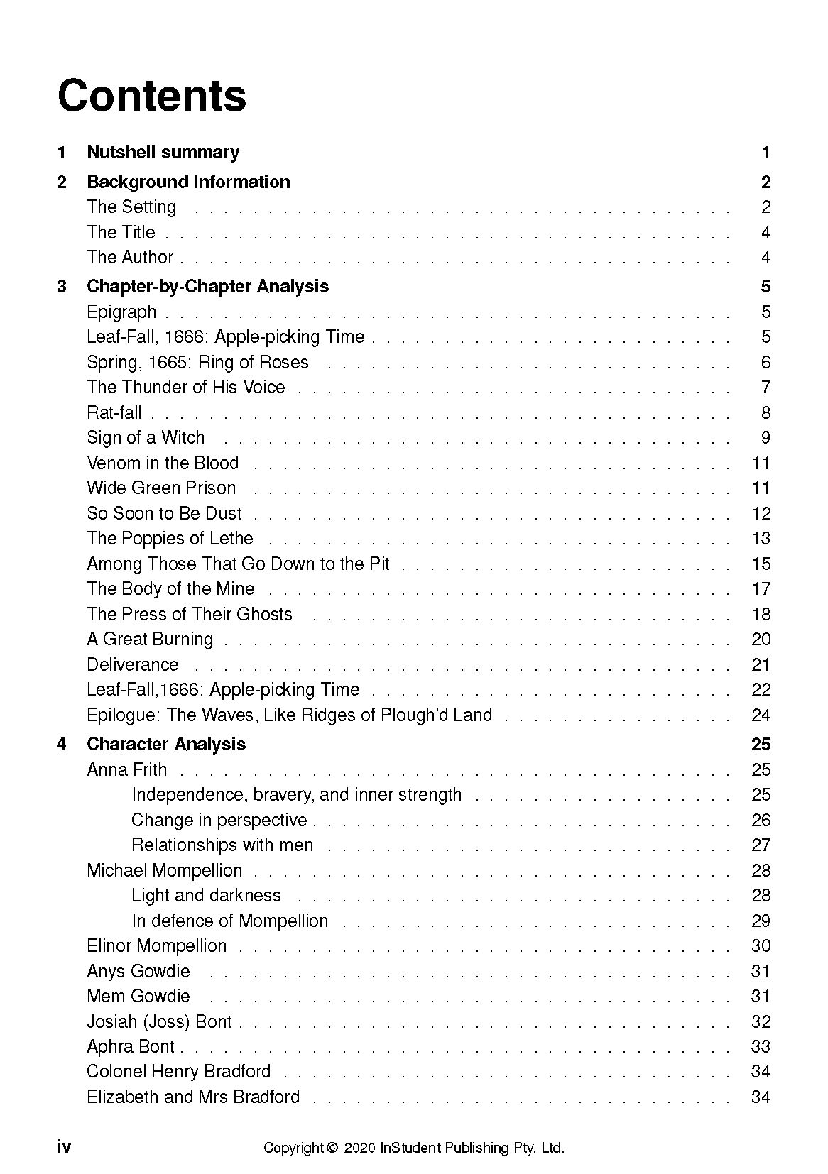 ATAR Notes Text Guide: Year of Wonders by Geraldine Brooks - Image 3