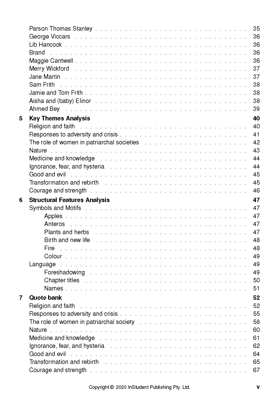 ATAR Notes Text Guide: Year of Wonders by Geraldine Brooks - Image 4