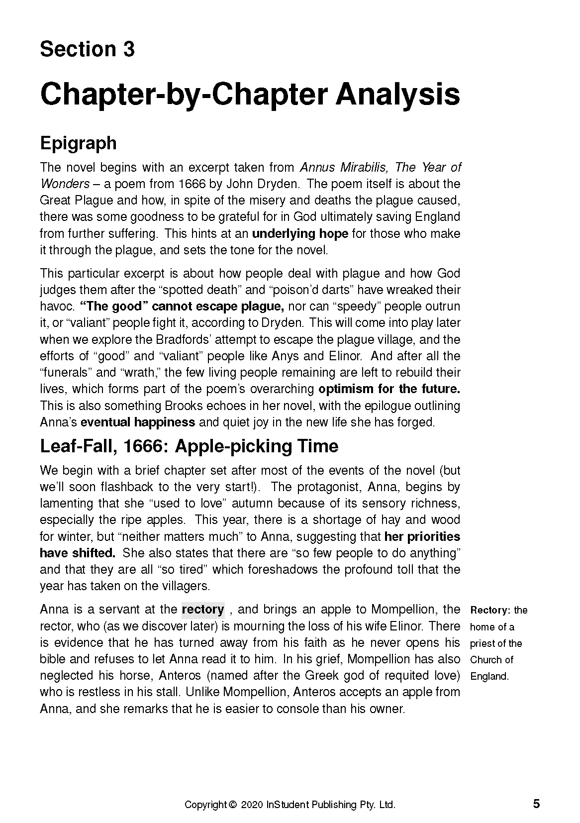 ATAR Notes Text Guide: Year of Wonders by Geraldine Brooks - Image 9