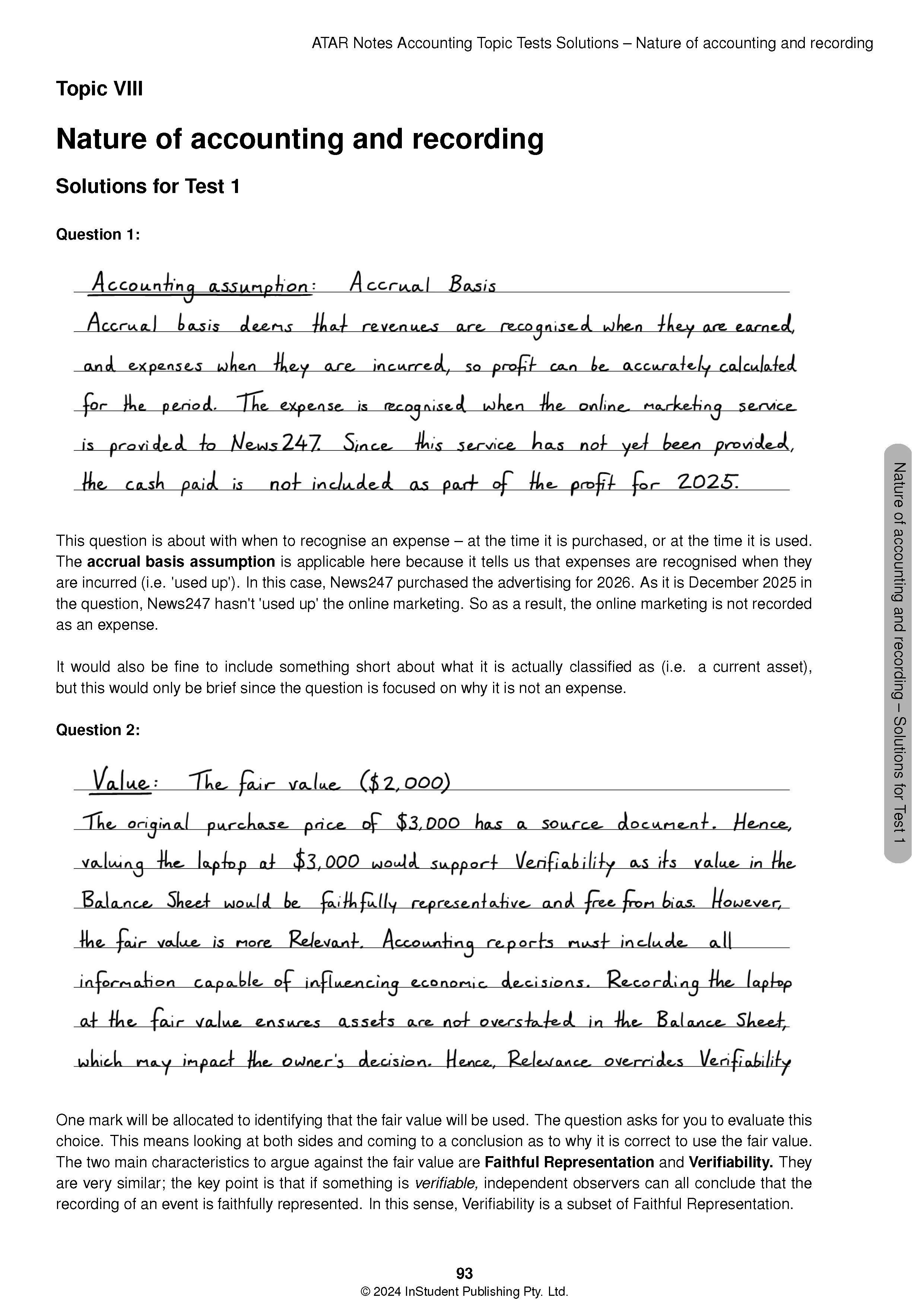 ATAR Notes VCE Accounting 3&4 Topic Tests (2025-2027) - Image 8