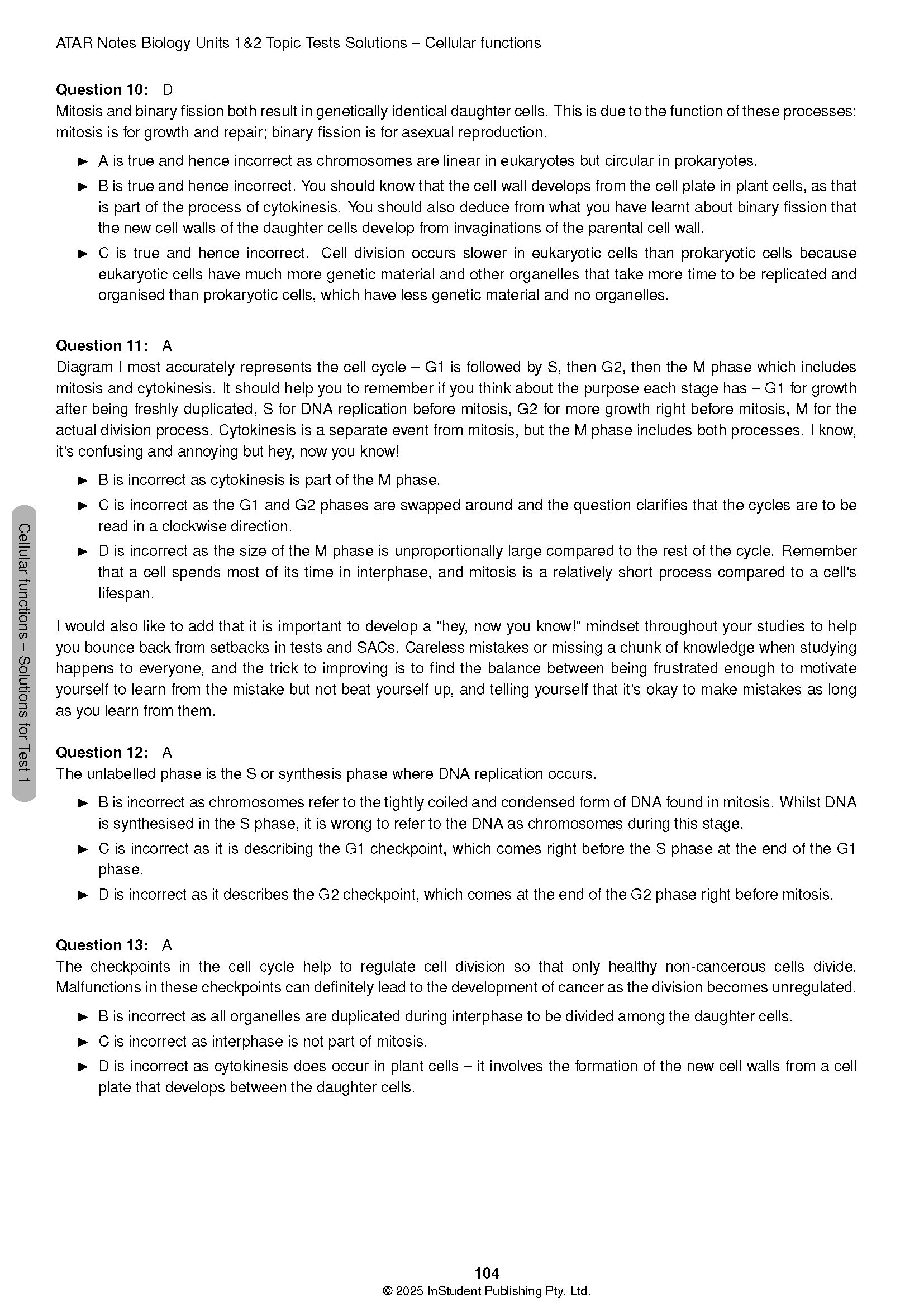 ATAR Notes VCE Biology 1&2 Topic Tests (2025-2026) - Image 11