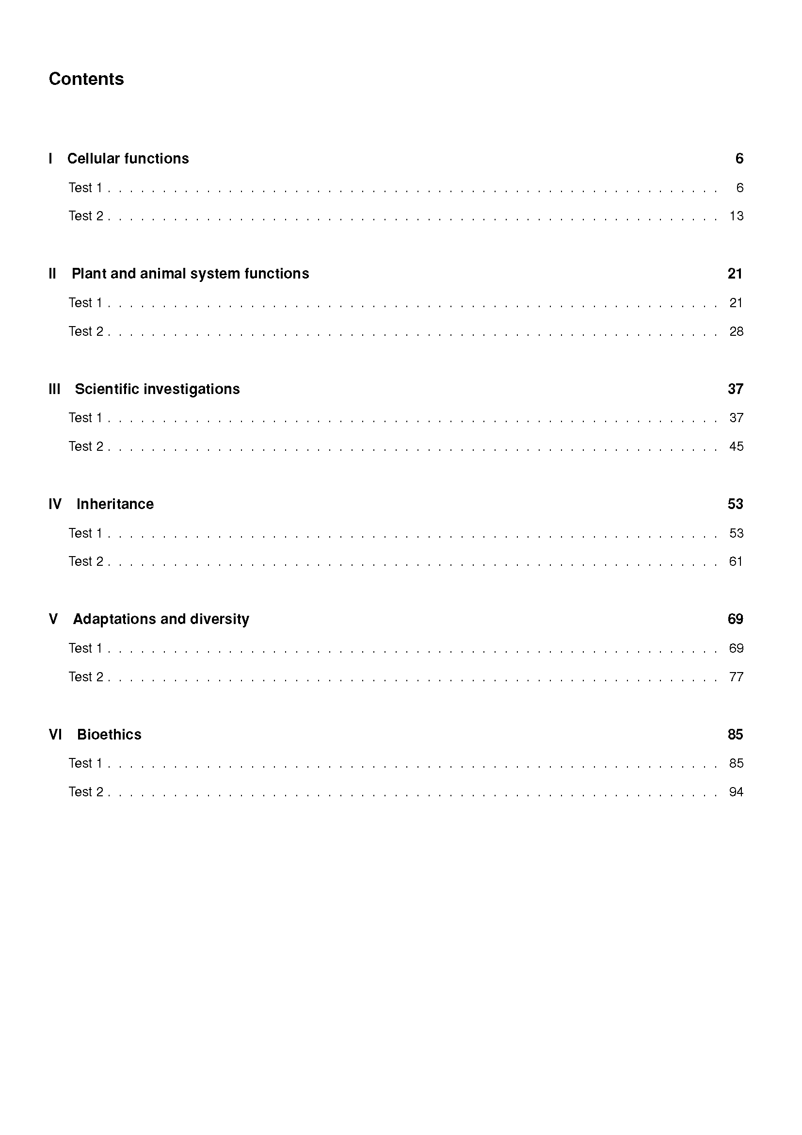 ATAR Notes VCE Biology 1&2 Topic Tests (2025-2026) - Image 3