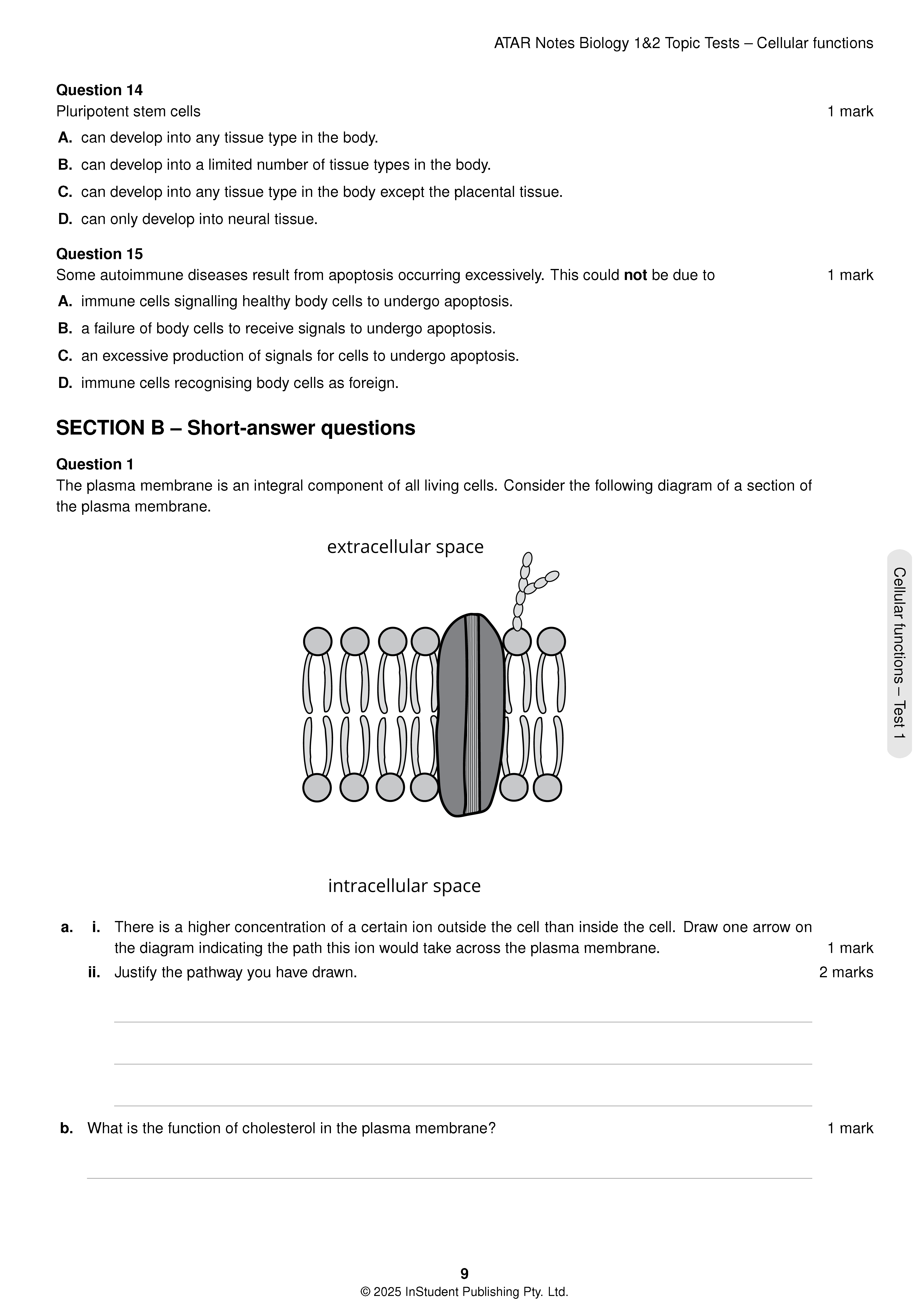 ATAR Notes VCE Biology 1&2 Topic Tests (2025-2026) - Image 8