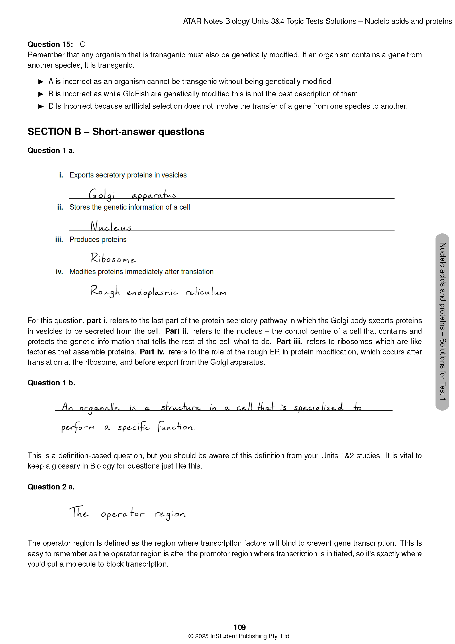ATAR Notes VCE Biology 3&4 Topic Tests (2025-2026) - Image 12