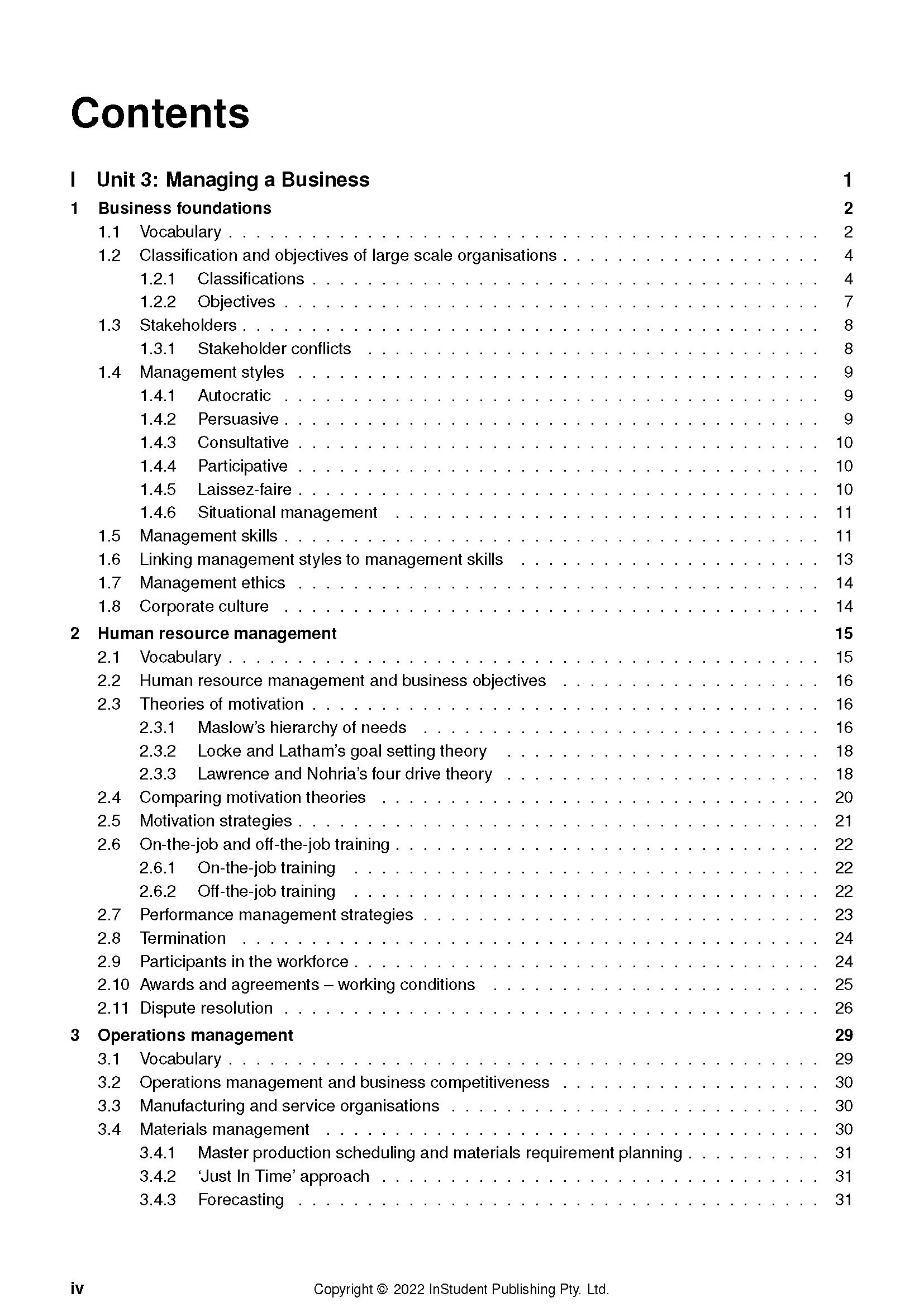 ATAR Notes VCE Business Management 3&4 Complete Course Notes (2024-2026) - Image 3