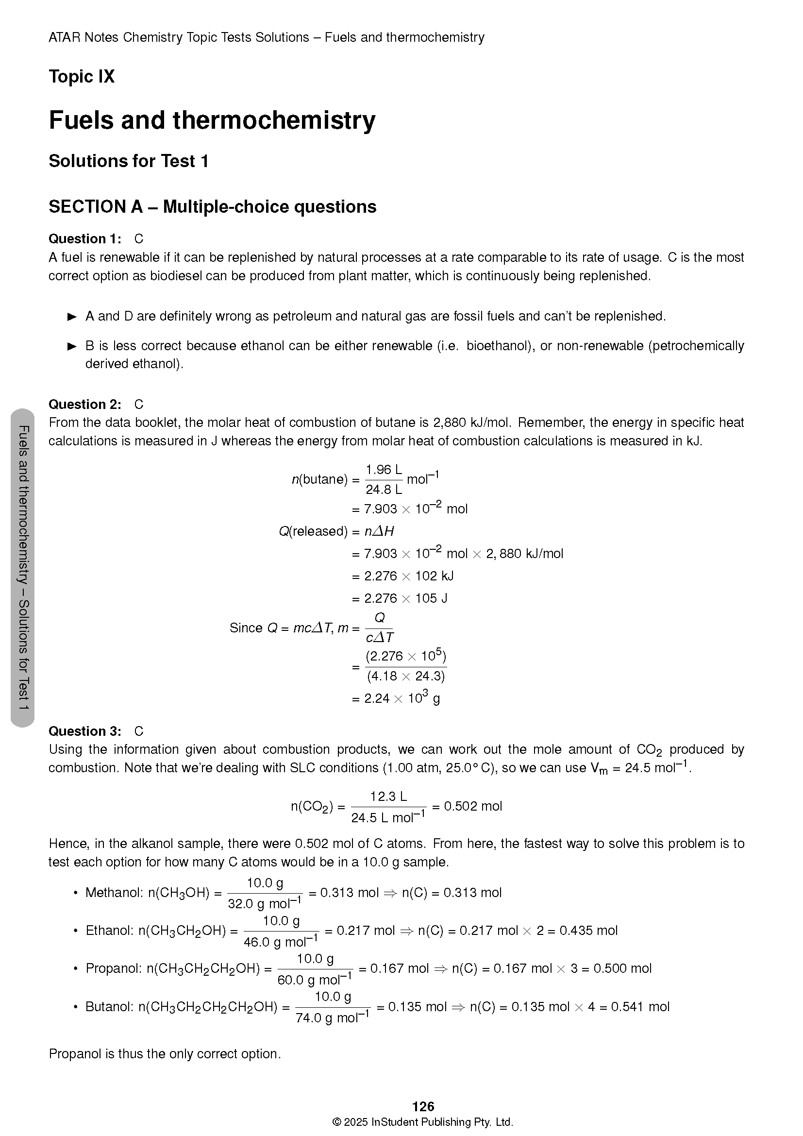 ATAR Notes VCE Chemistry 3&4 Topic Tests (2025-2027) - Image 9