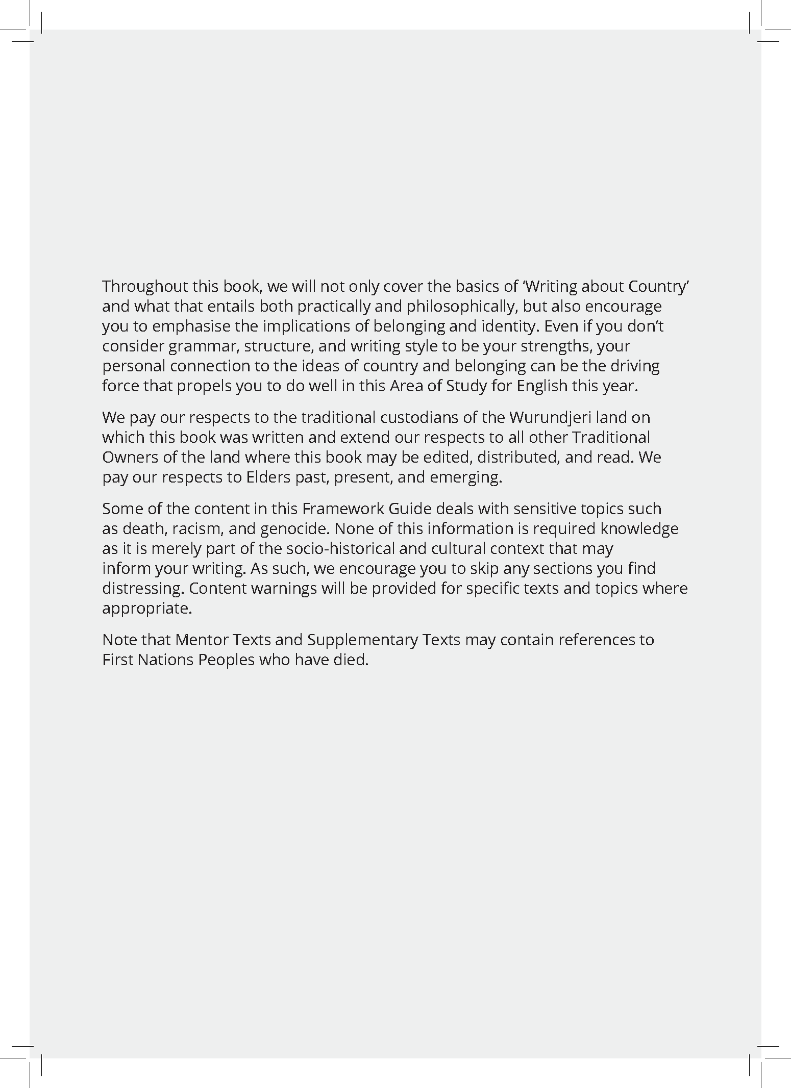 ATAR Notes VCE English 3&4 Frameworks Guide: Writing about country (2026 Edition) - Image 4
