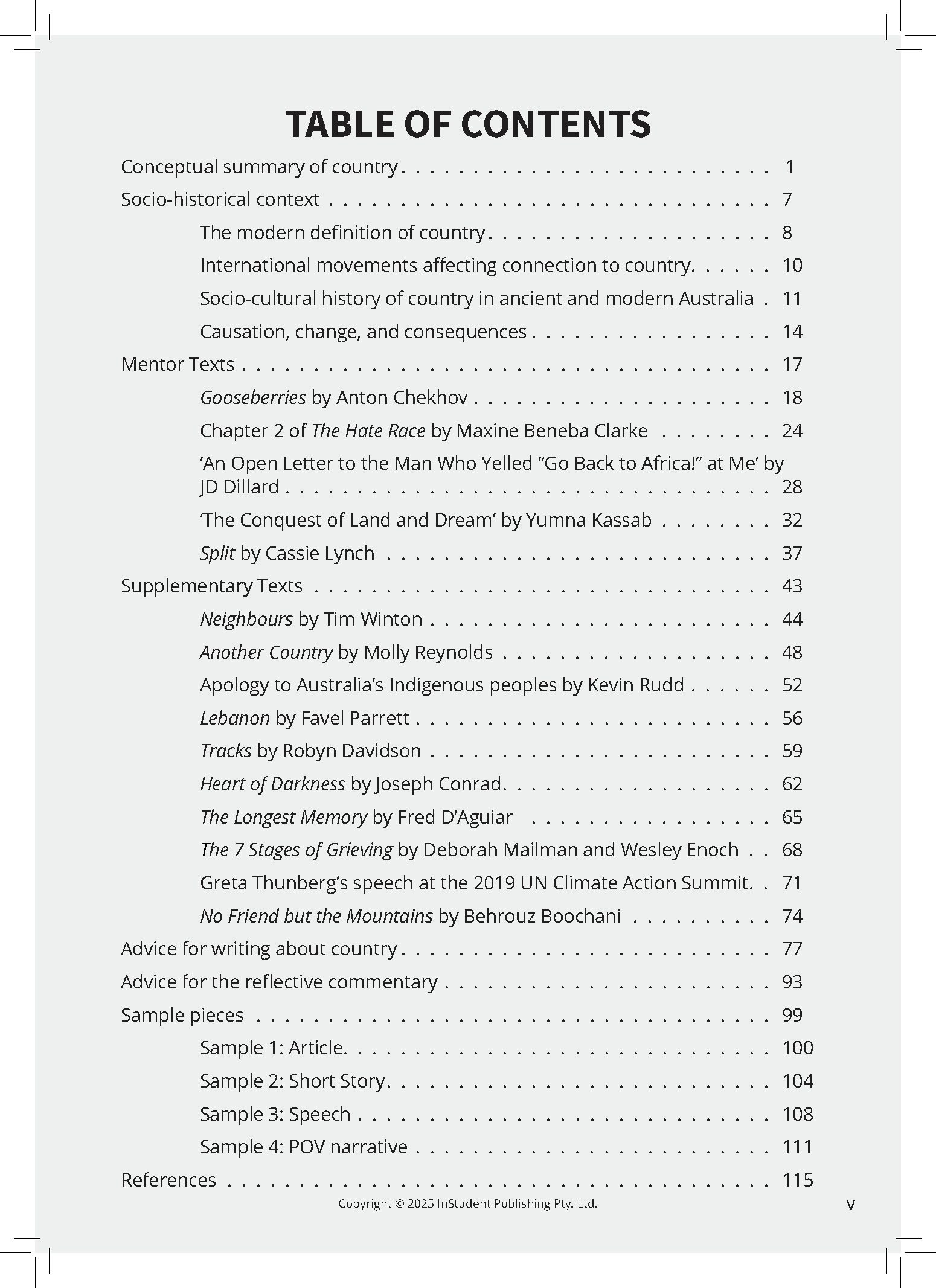 ATAR Notes VCE English 3&4 Frameworks Guide: Writing about country (2026 Edition) - Image 5