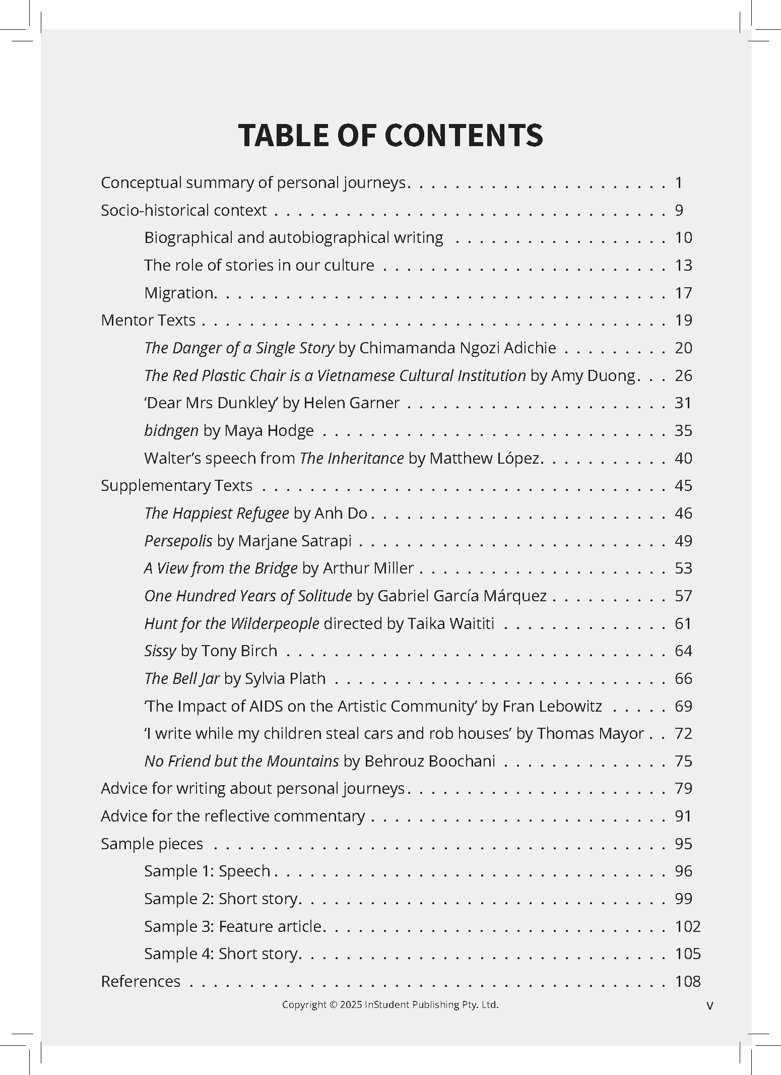 ATAR Notes VCE English 3&4 Frameworks Guide: Writing about personal journeys (2026 Edition) - Image 4