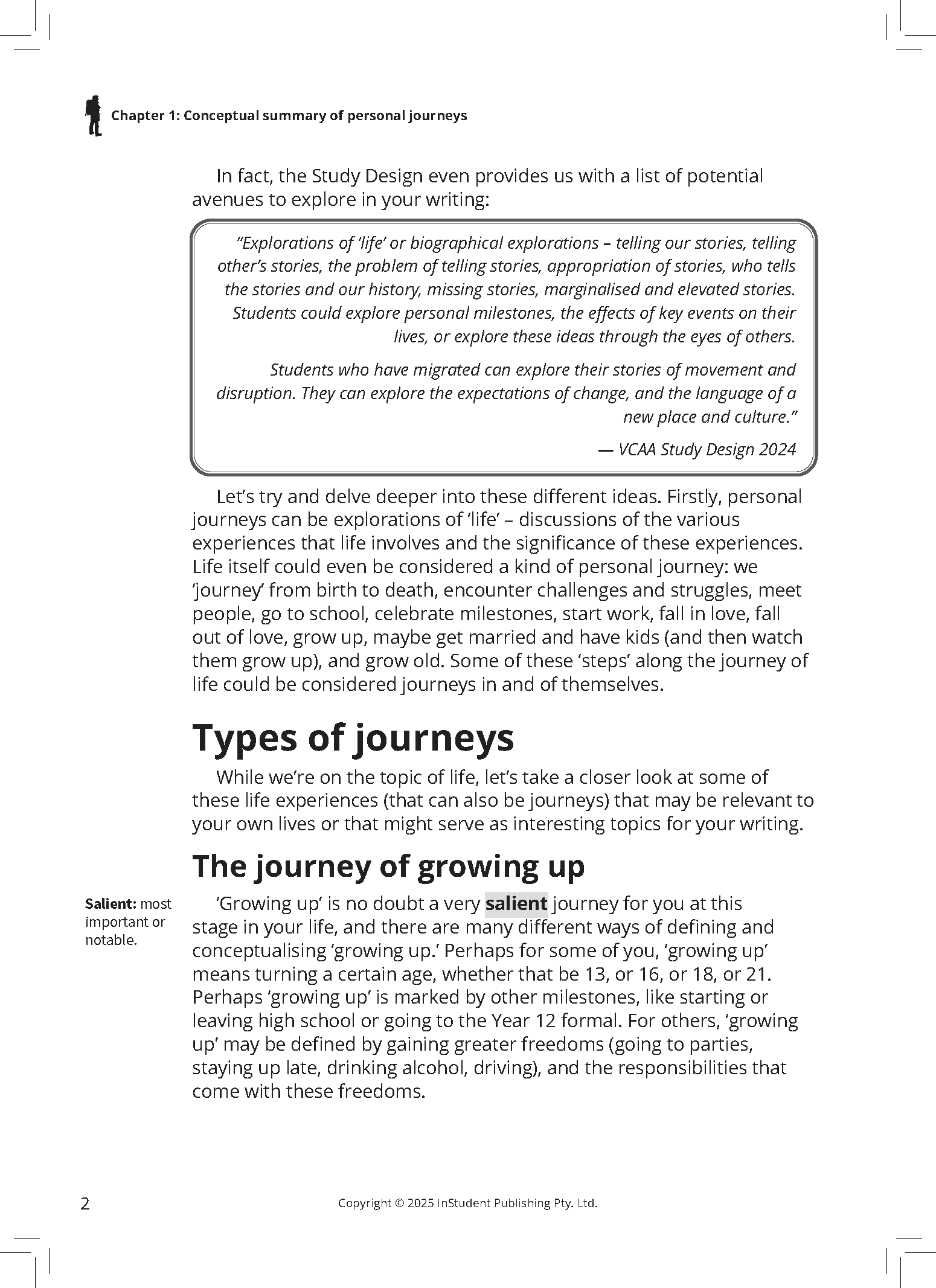 ATAR Notes VCE English 3&4 Frameworks Guide: Writing about personal journeys (2026 Edition) - Image 6