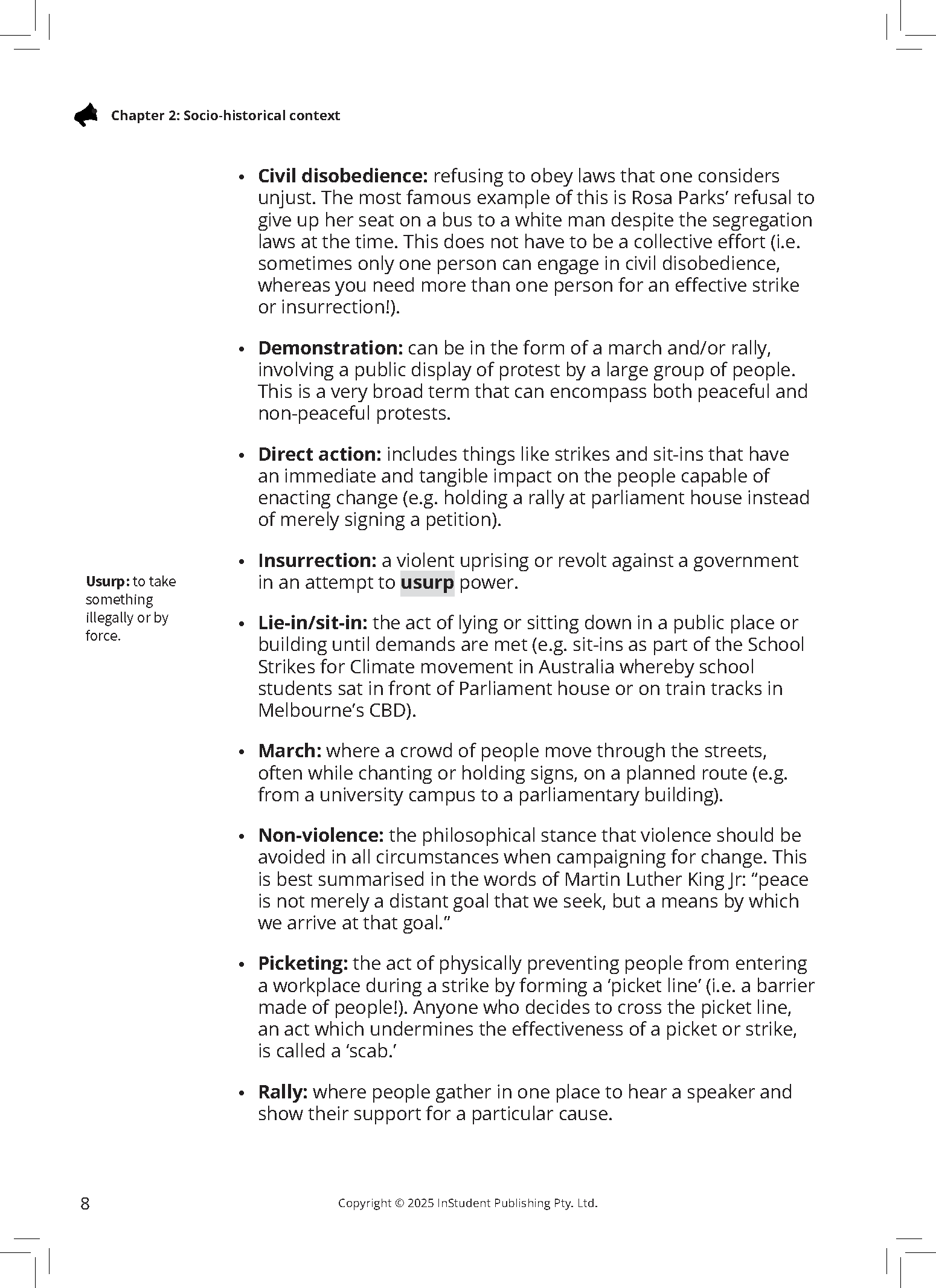 ATAR Notes VCE English 3&4 Frameworks Guide: Writing about protest (2026 Edition) - Image 8