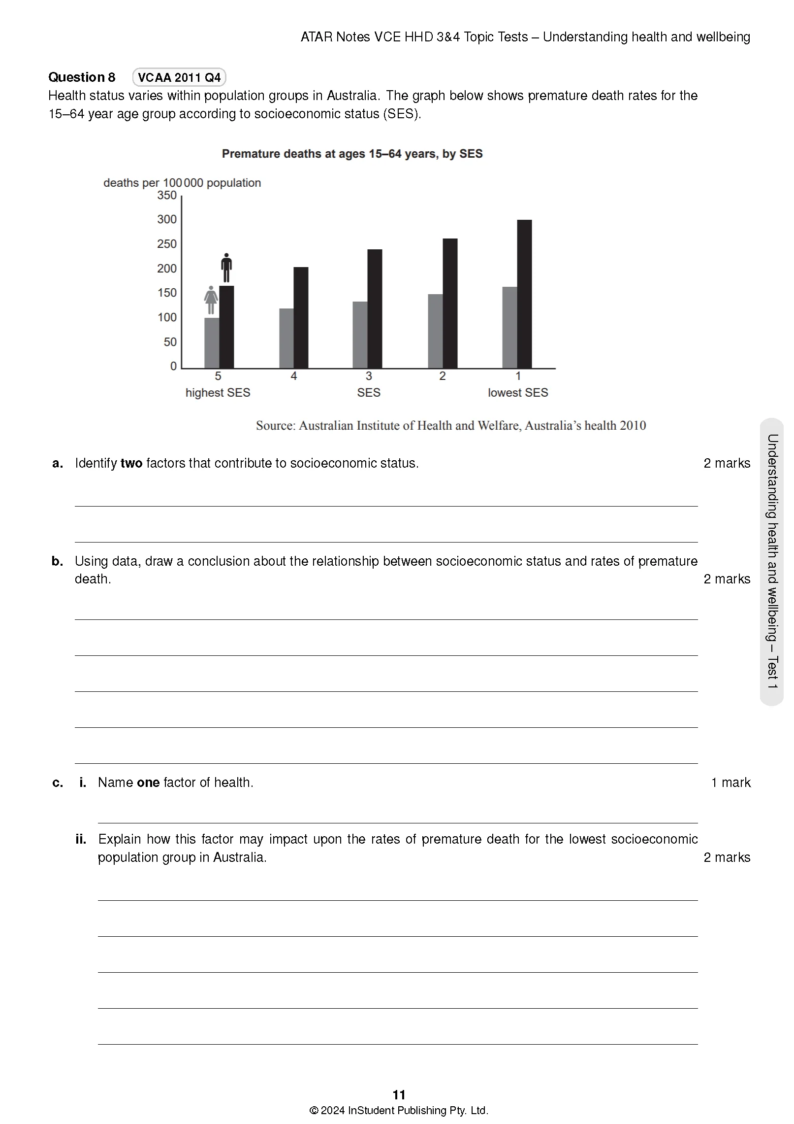 ATAR Notes VCE Health and Human Development (HHD) 3&4 Topic Tests (2025-2027) - Image 10