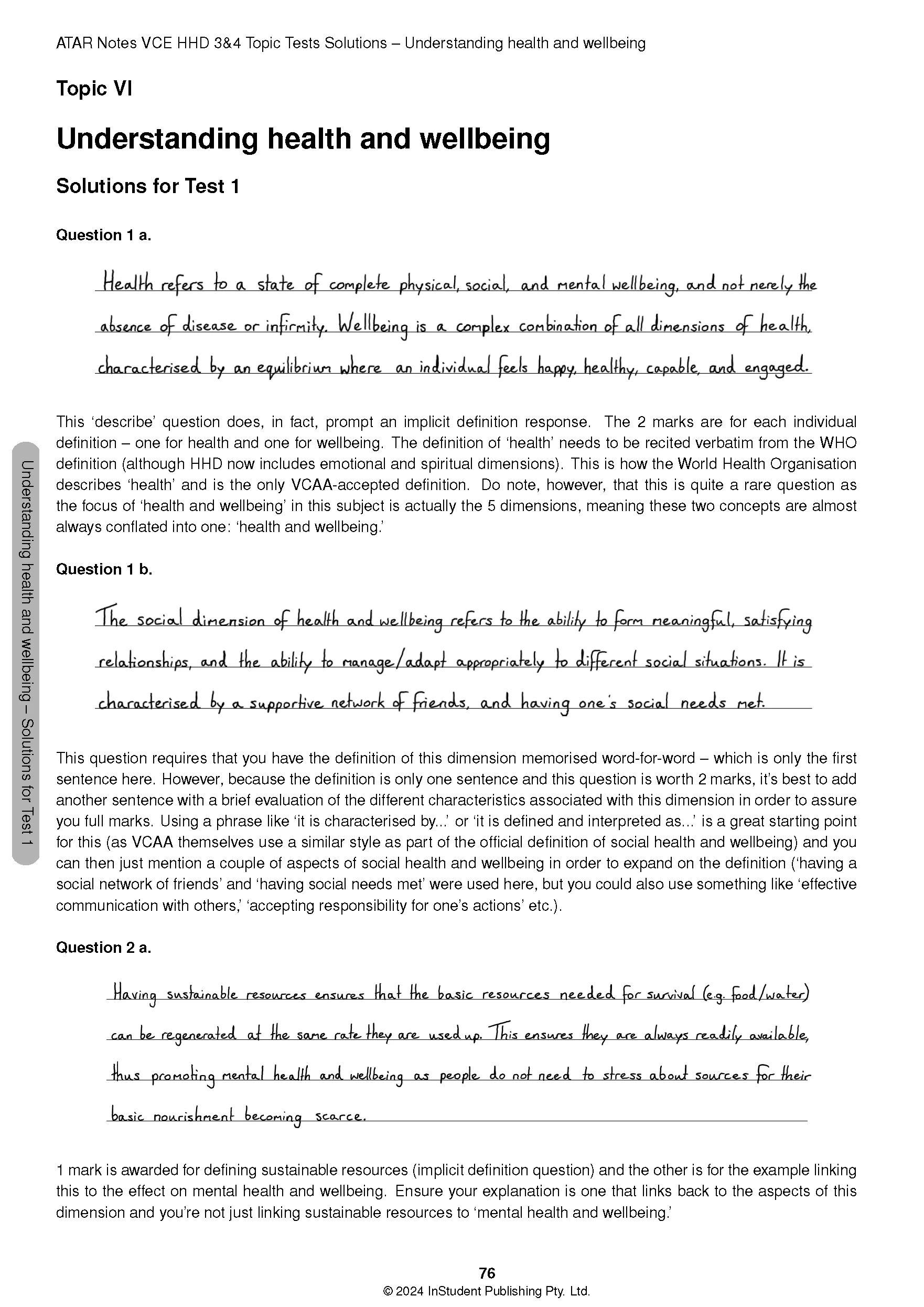ATAR Notes VCE Health and Human Development (HHD) 3&4 Topic Tests (2025-2027) - Image 12