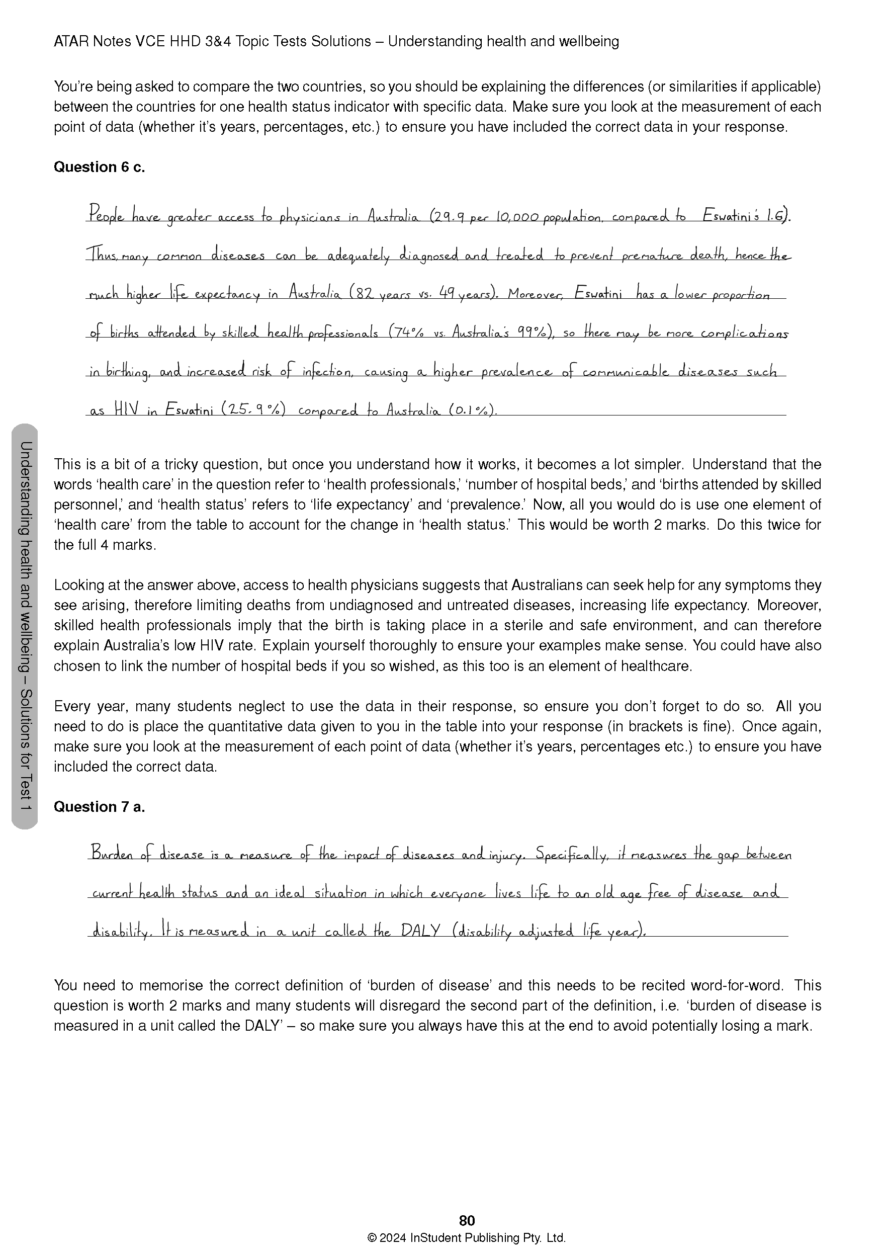 ATAR Notes VCE Health and Human Development (HHD) 3&4 Topic Tests (2025-2027) - Image 16