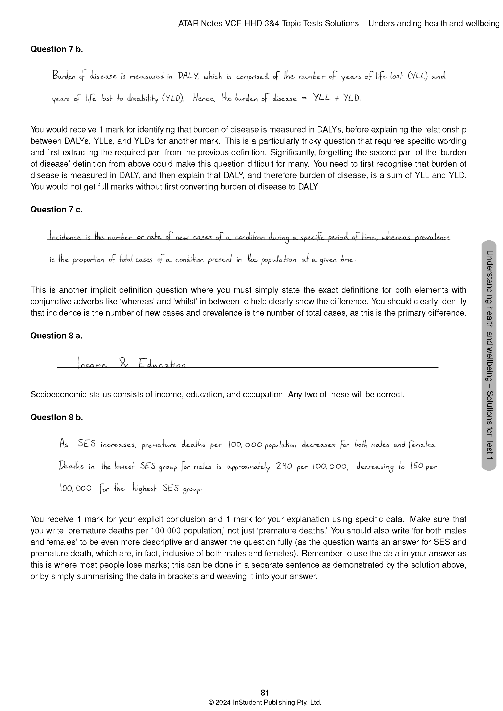 ATAR Notes VCE Health and Human Development (HHD) 3&4 Topic Tests (2025-2027) - Image 17