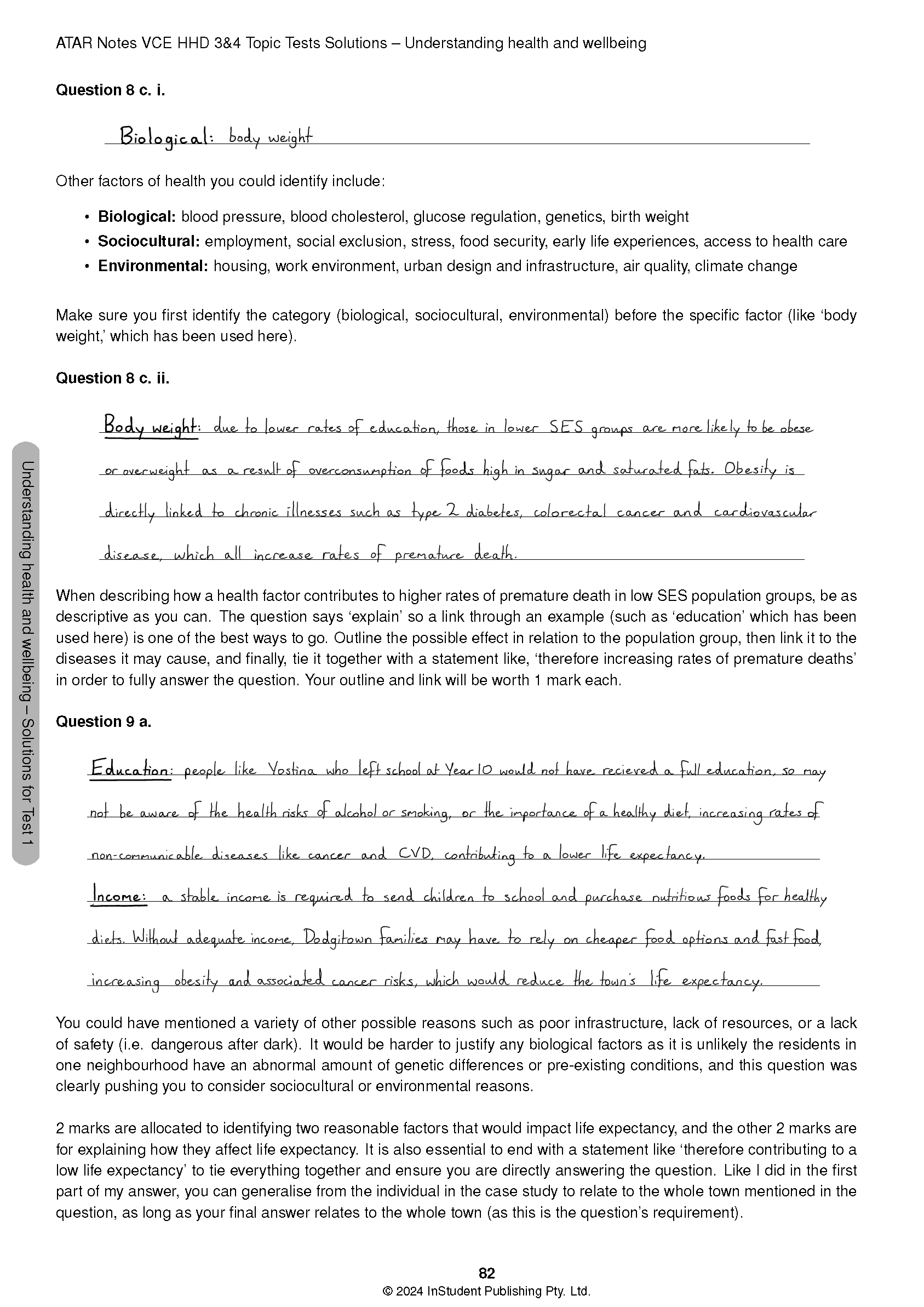 ATAR Notes VCE Health and Human Development (HHD) 3&4 Topic Tests (2025-2027) - Image 18
