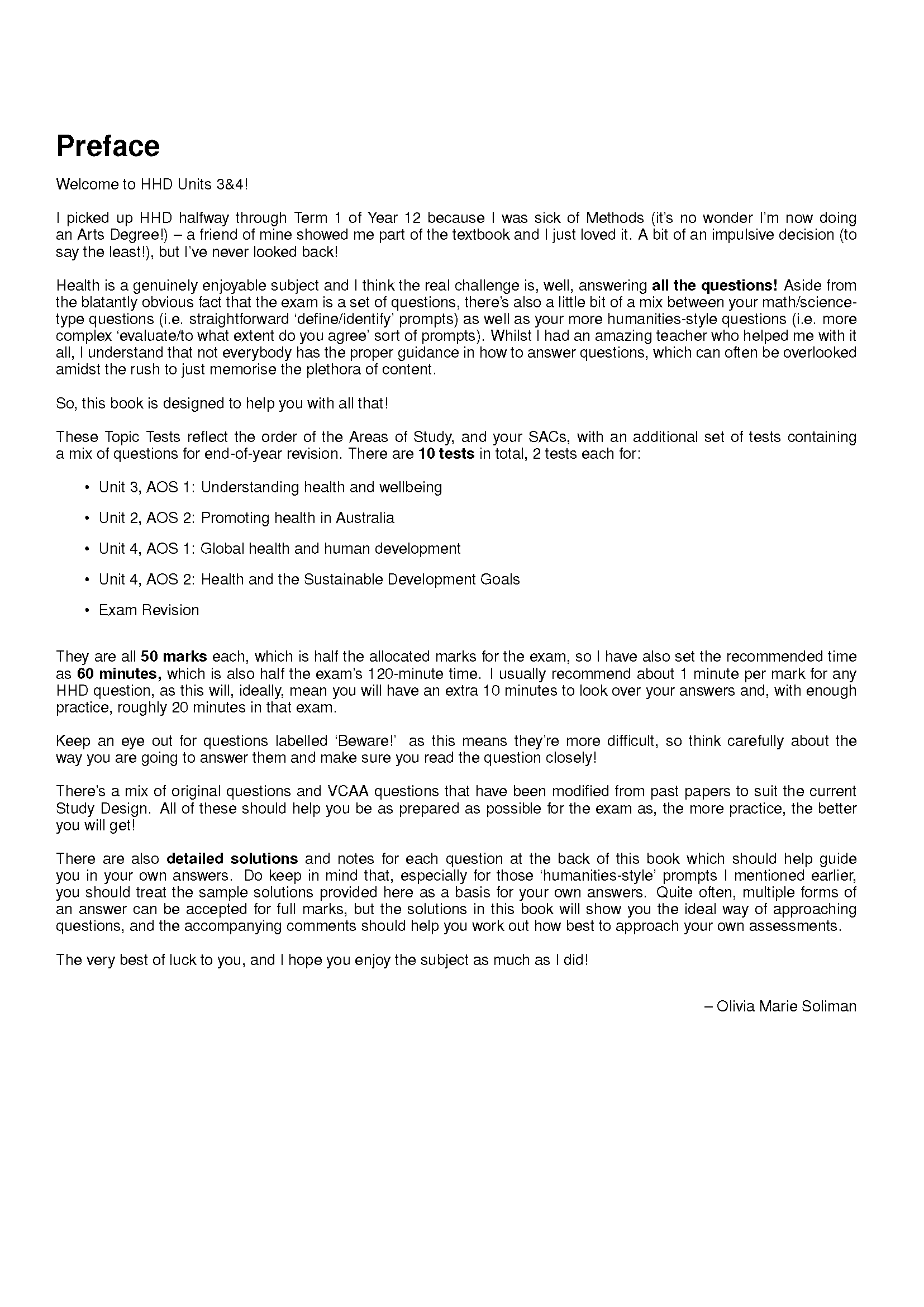 ATAR Notes VCE Health and Human Development (HHD) 3&4 Topic Tests (2025-2027) - Image 2