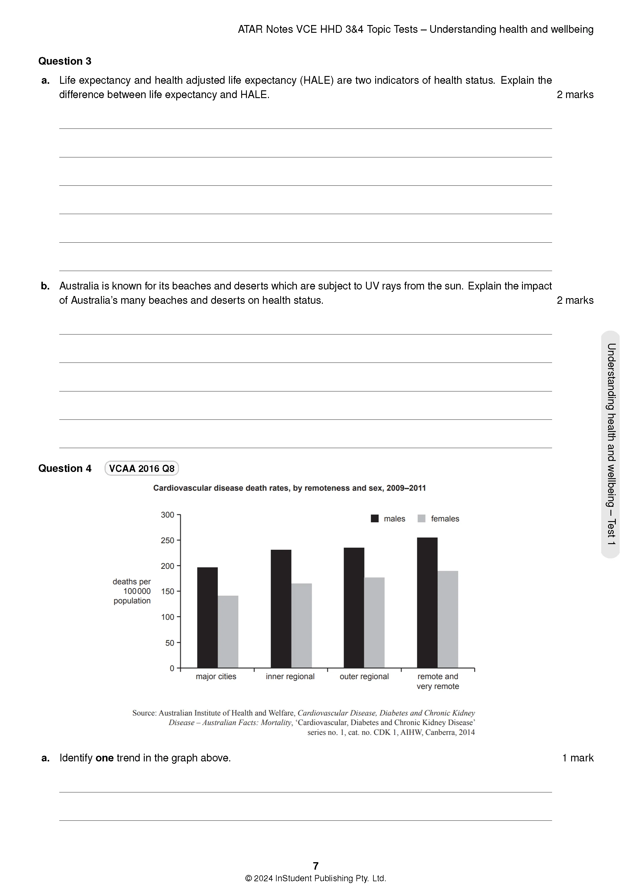 ATAR Notes VCE Health and Human Development (HHD) 3&4 Topic Tests (2025-2027) - Image 6