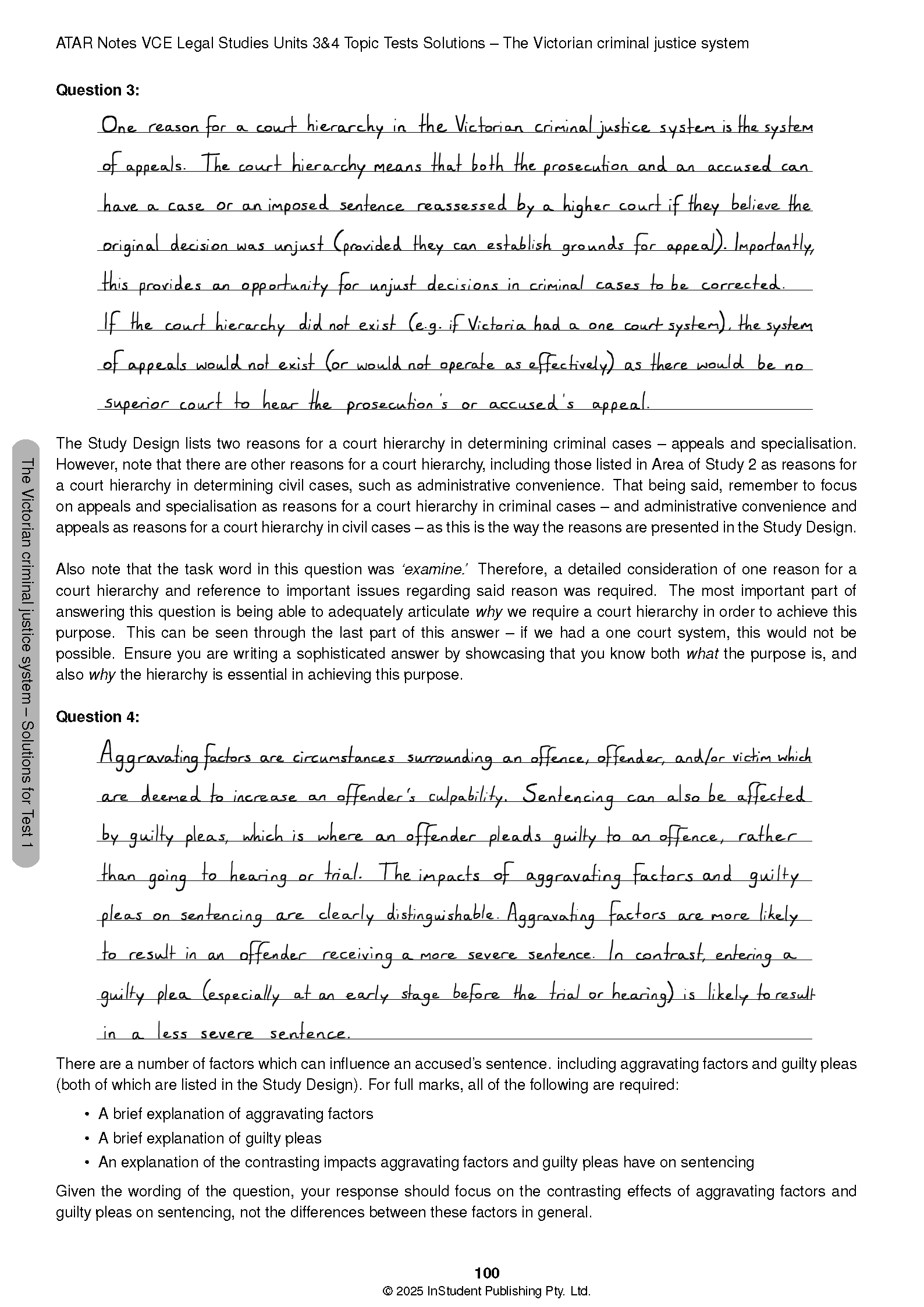 ATAR Notes VCE Legal Studies Units 3&4 Topic Tests (2026-2028) - Image 9
