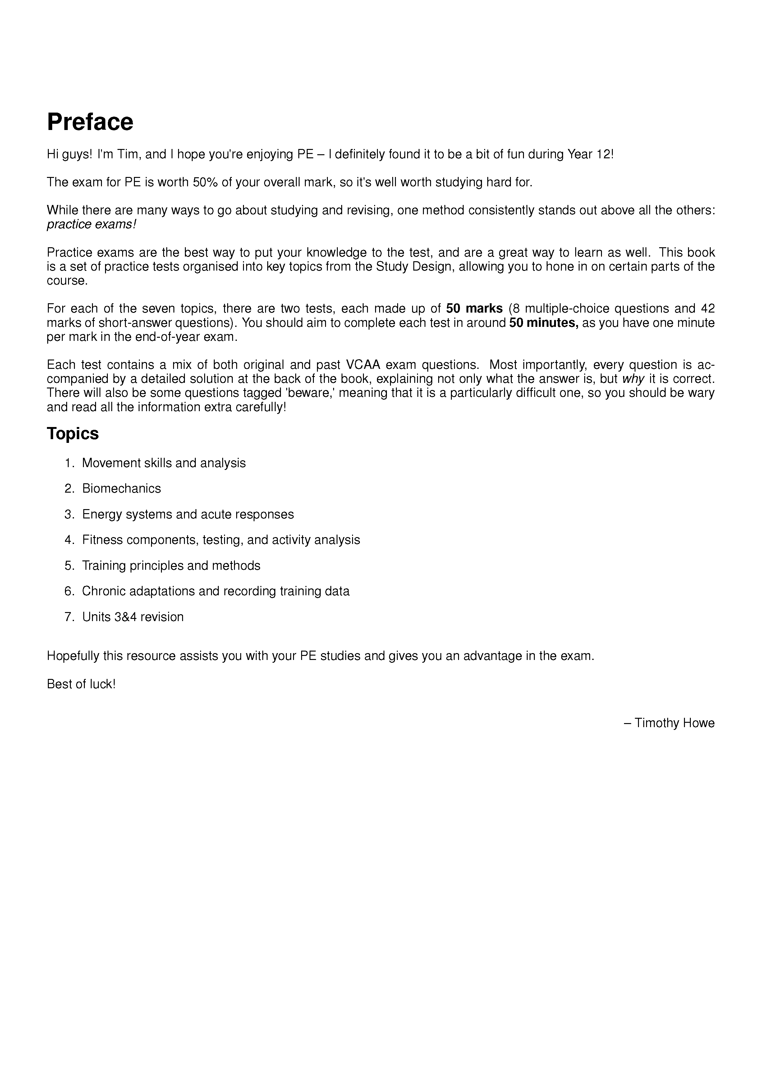 ATAR Notes VCE Physical Education (PE) 3&4 Topic Tests (2025-2027) - Image 2