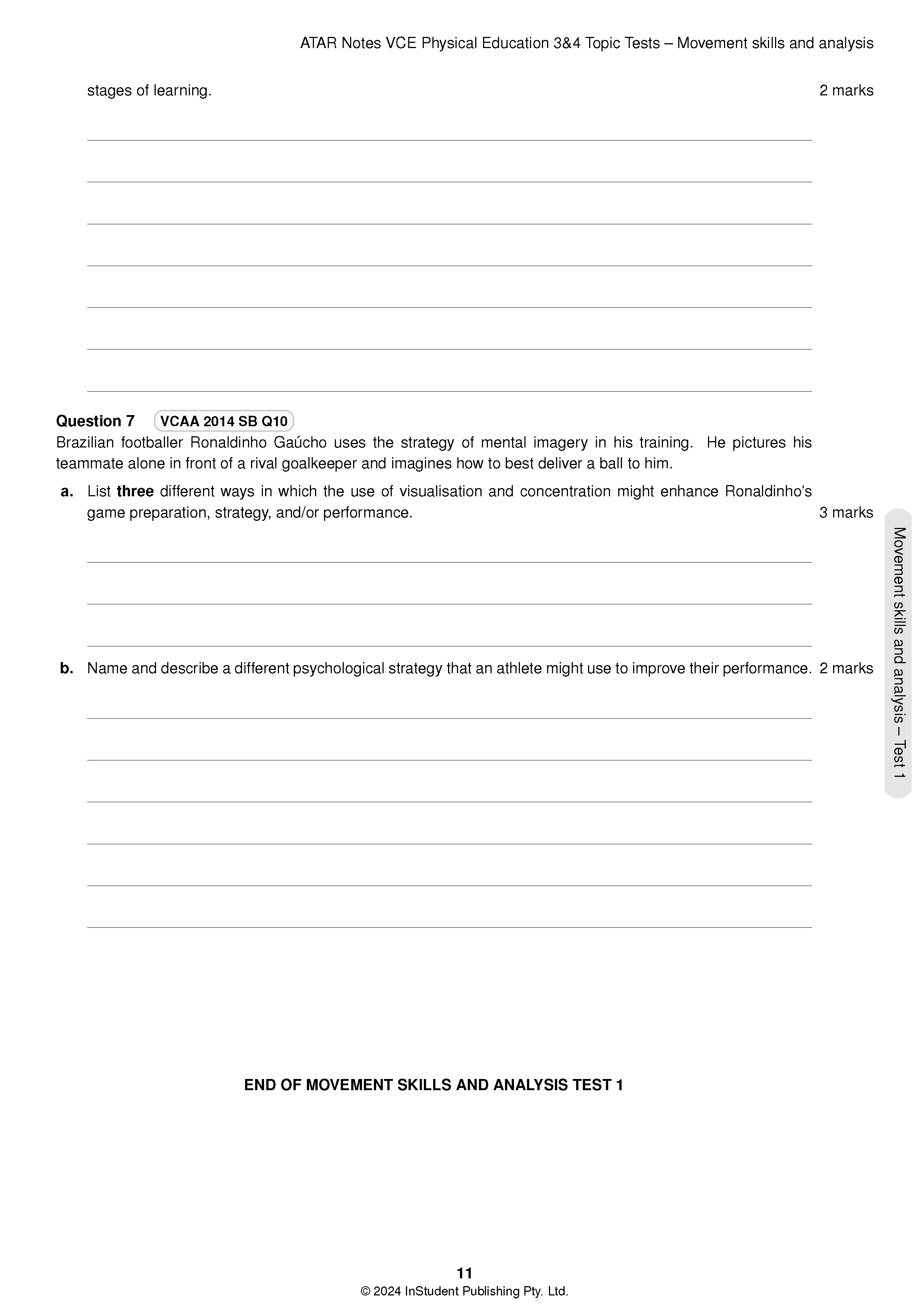 ATAR Notes VCE Physical Education (PE) 3&4 Topic Tests (2025-2027) - Image 8