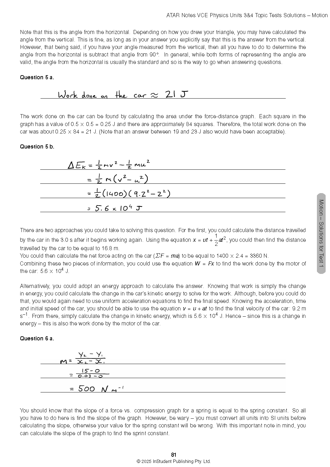 ATAR Notes VCE Physics 3&4 Topic Tests (2025-2027) - Image 12