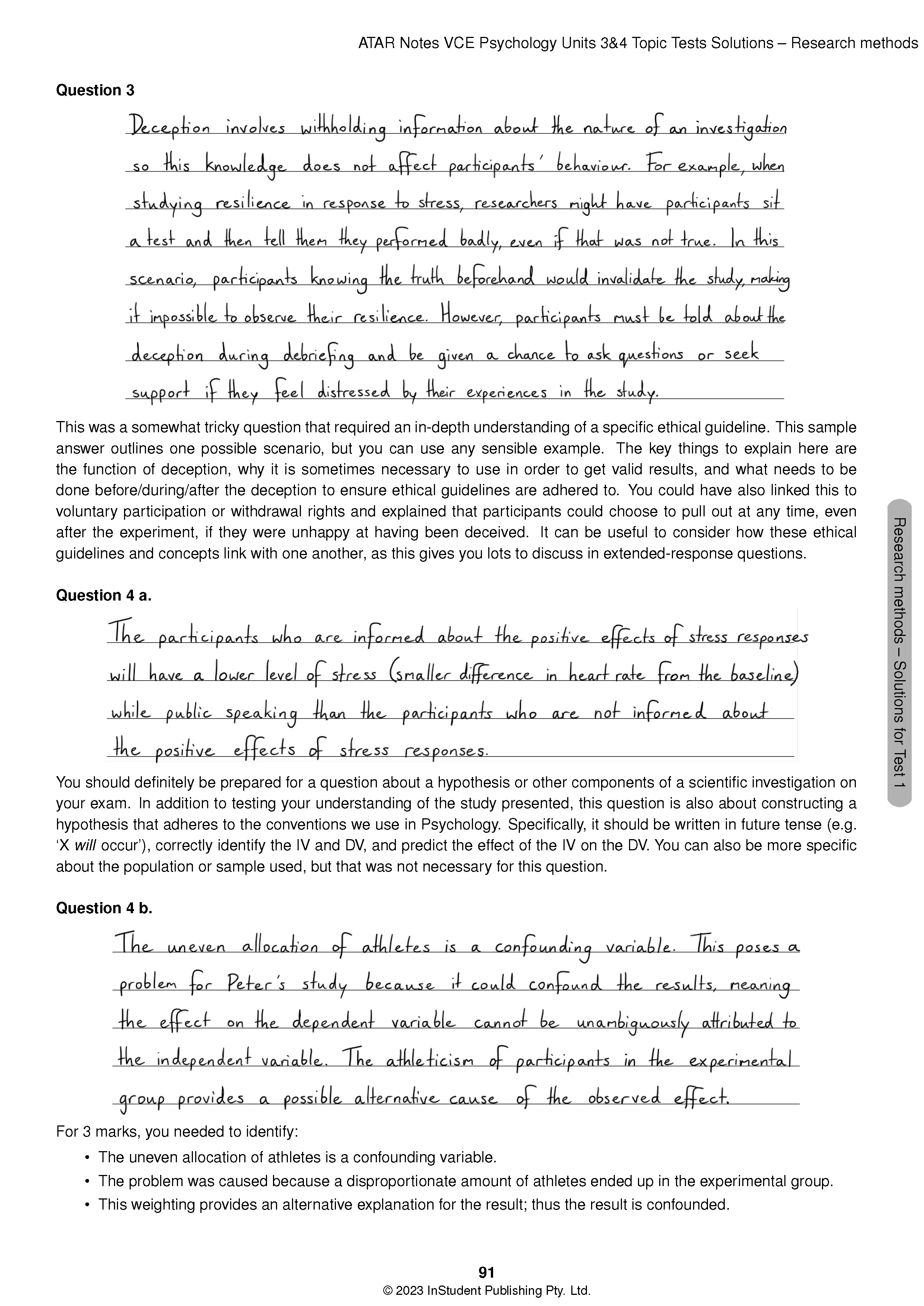 ATAR Notes VCE Psychology 3&4 Topic Tests (2024-2026) - Image 14