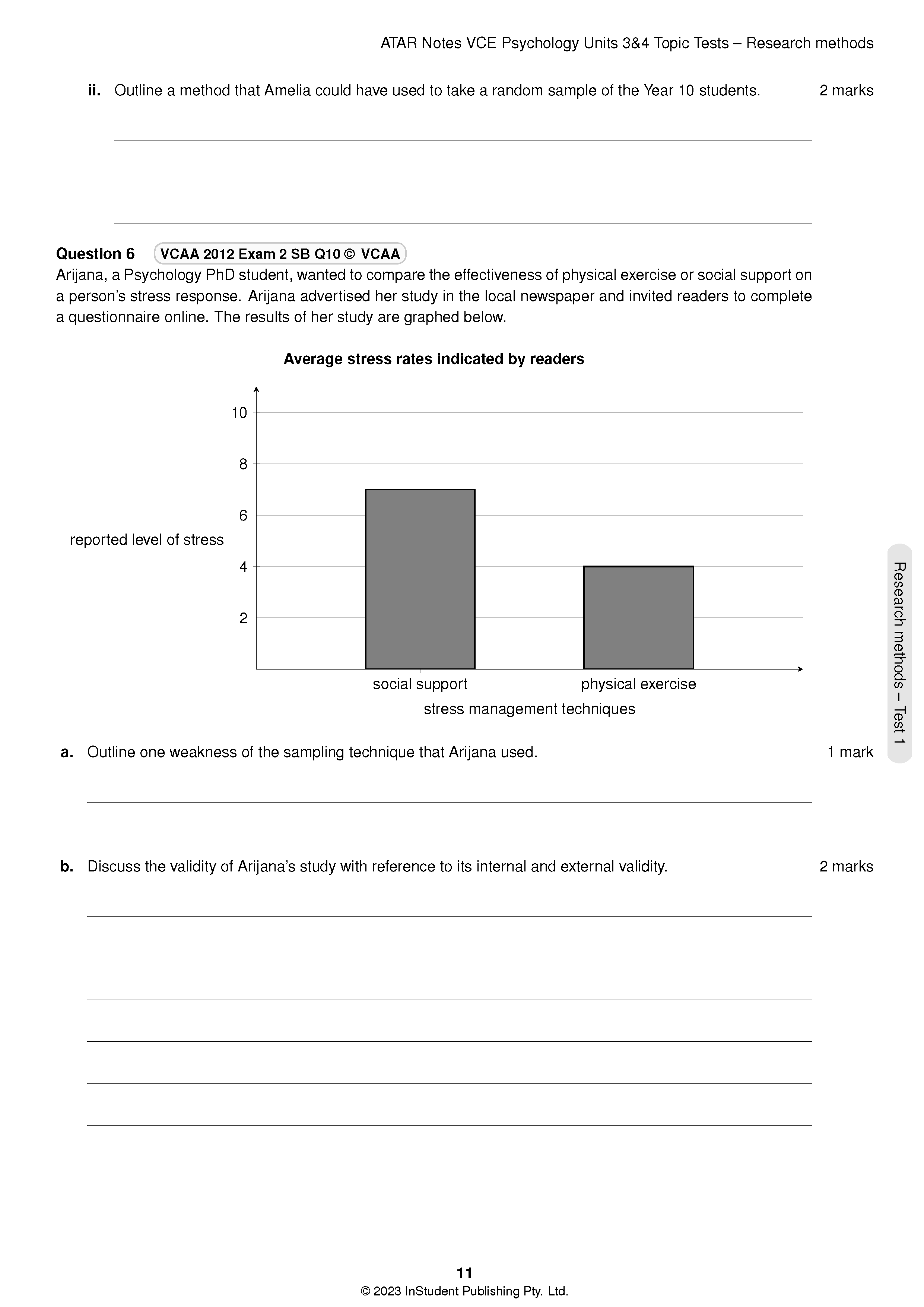 ATAR Notes VCE Psychology 3&4 Topic Tests (2024-2026) - Image 8
